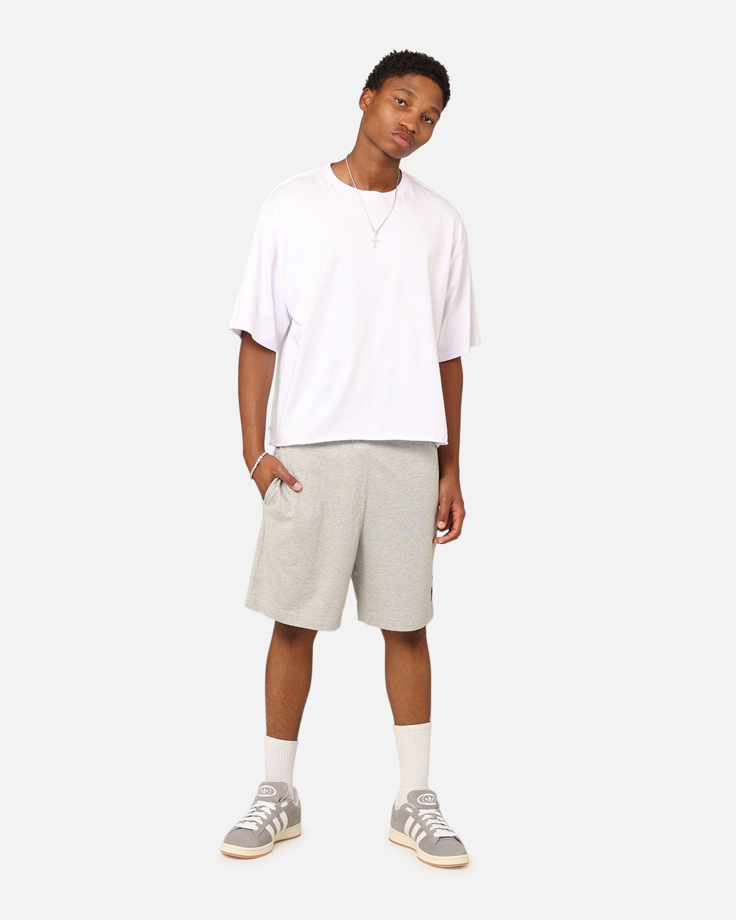 Champion Script Jersey Shorts Oxford Heather、mySite、zt4zffjzw