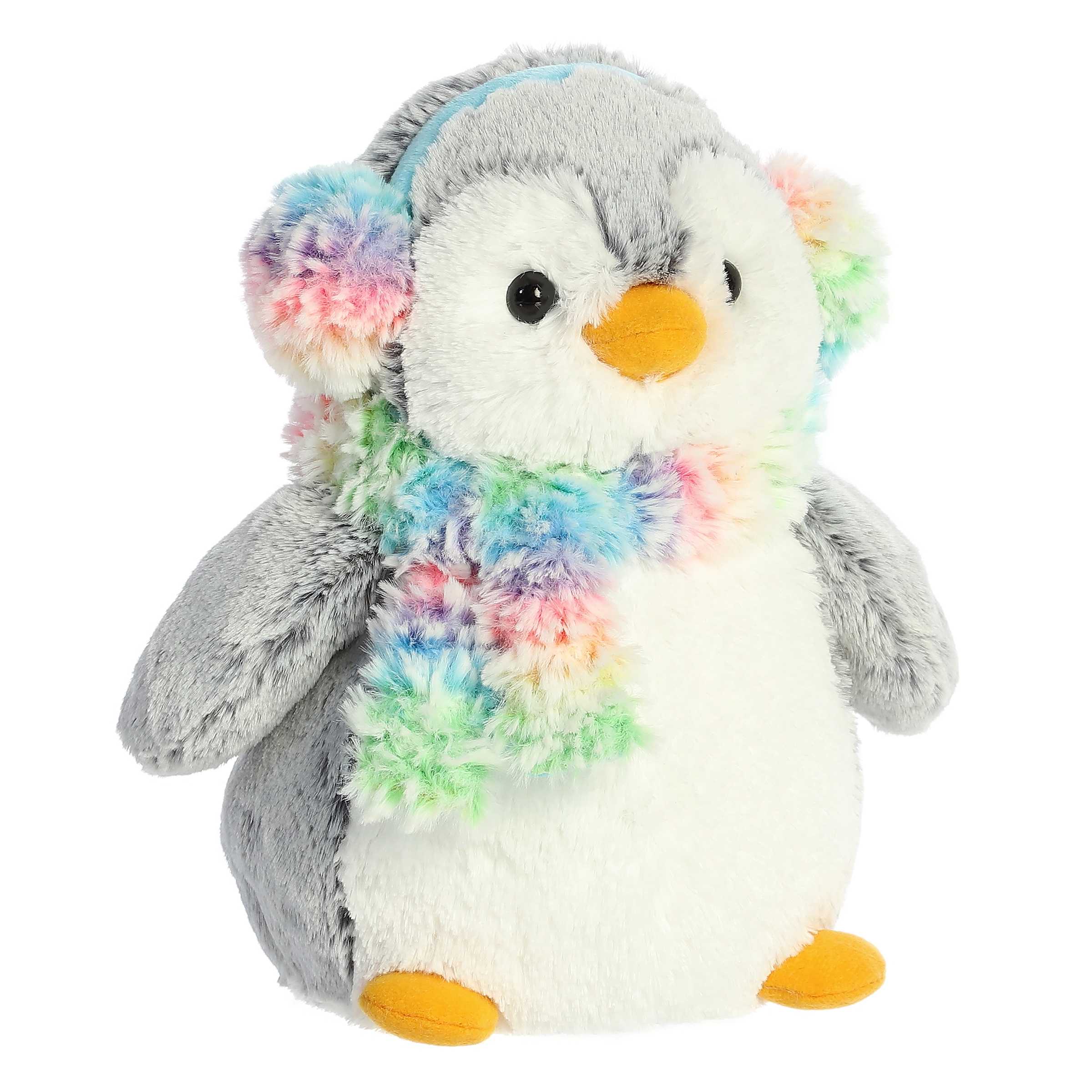 Aurora® - PomPom Penguin™ - 9 Pom Pom Rainbow Muffs™、mySite、g9winljtr