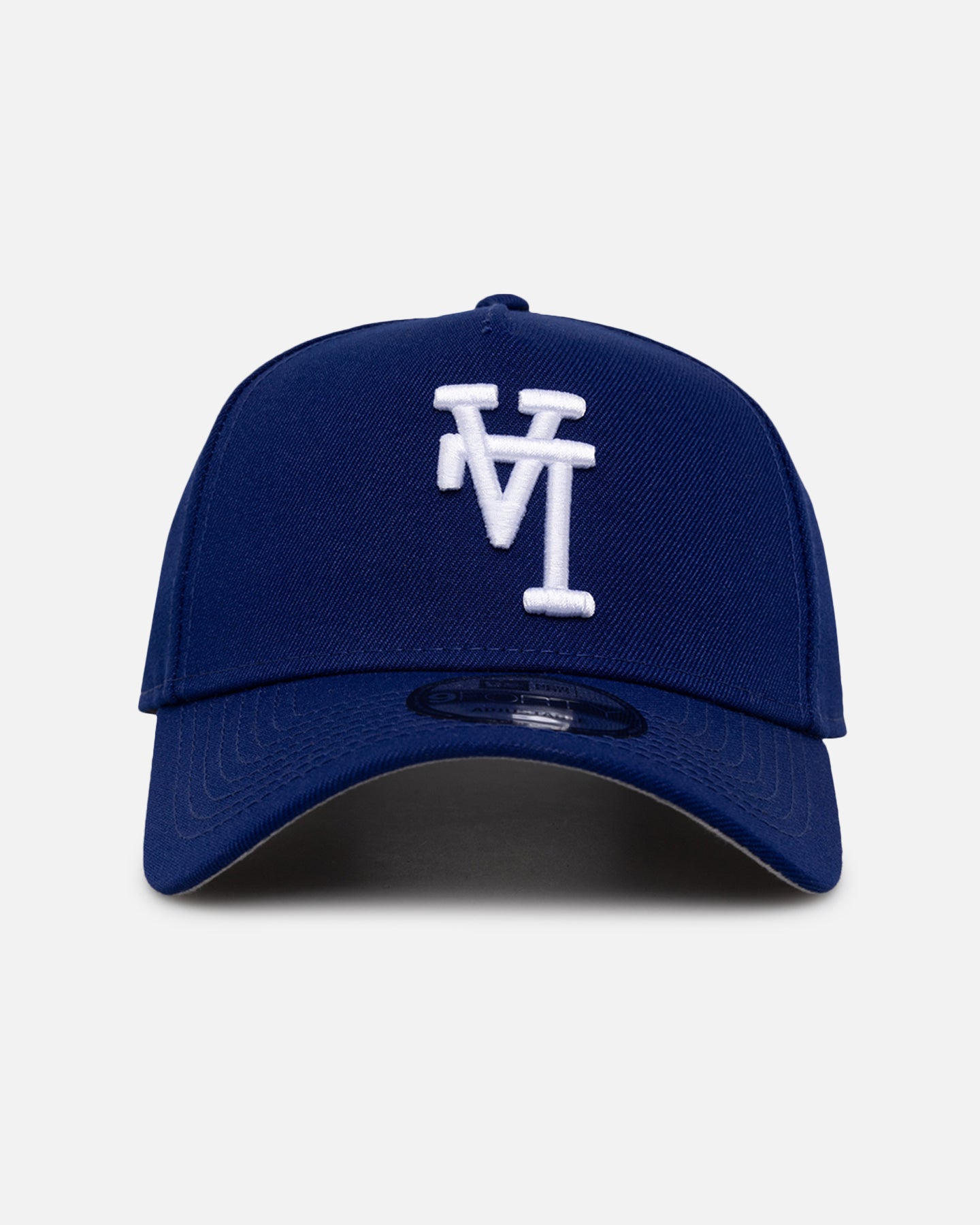 New Era Los Angeles Dodgers 'Upside Down LA Logo' 9FORTY A-Frame Snapback Dark Royal、mySite、zt4zffjzw