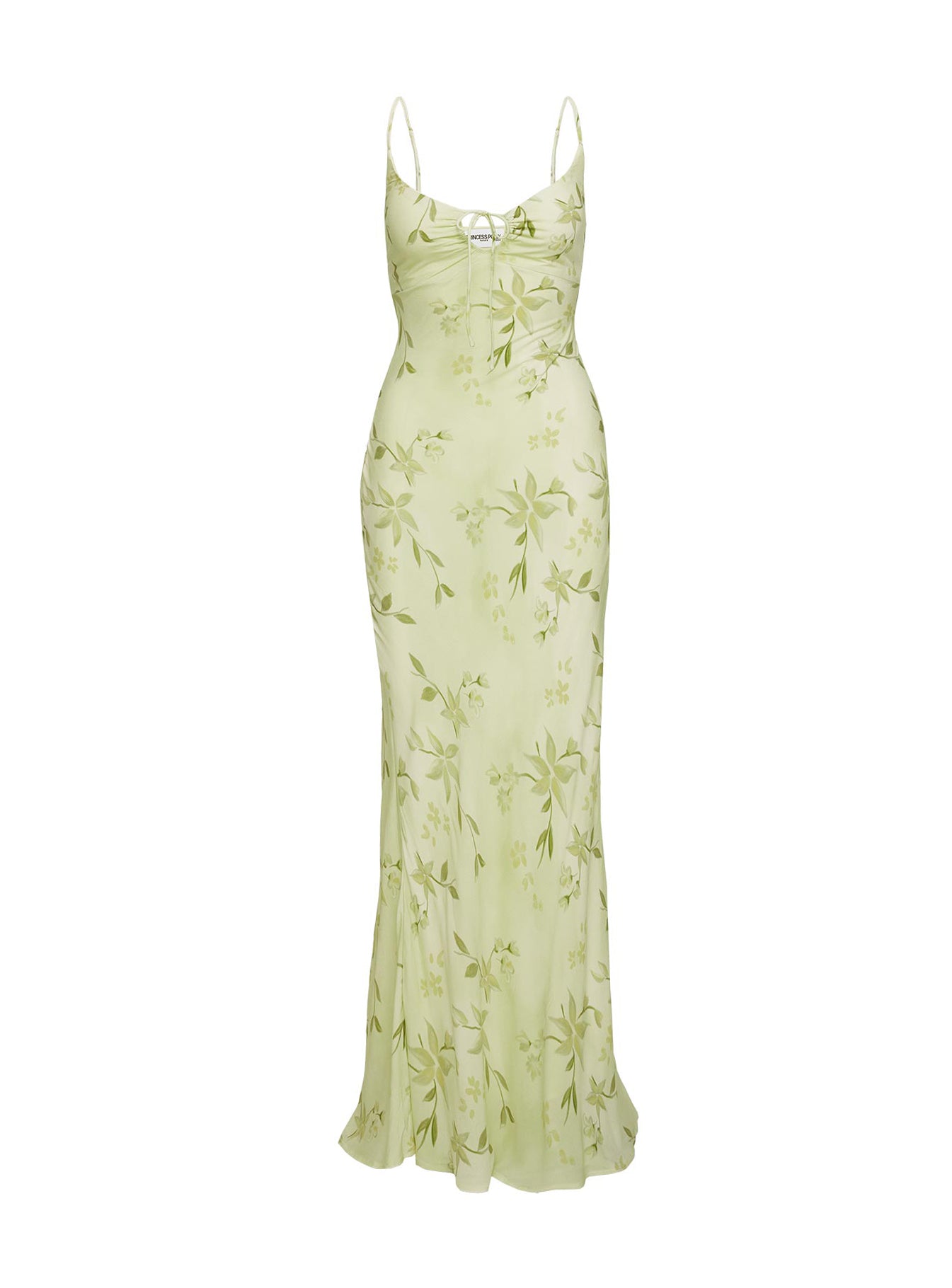 Lauraline Maxi Dress Green / Floral、mySite、solidvoid