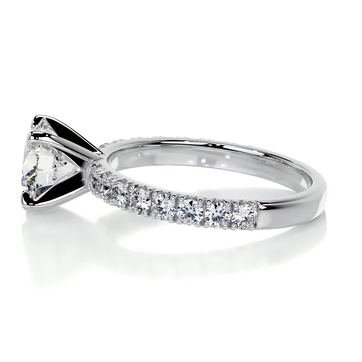 Alison Diamond Engagement Ring -14K White Gold、mySite、hinf8tx79