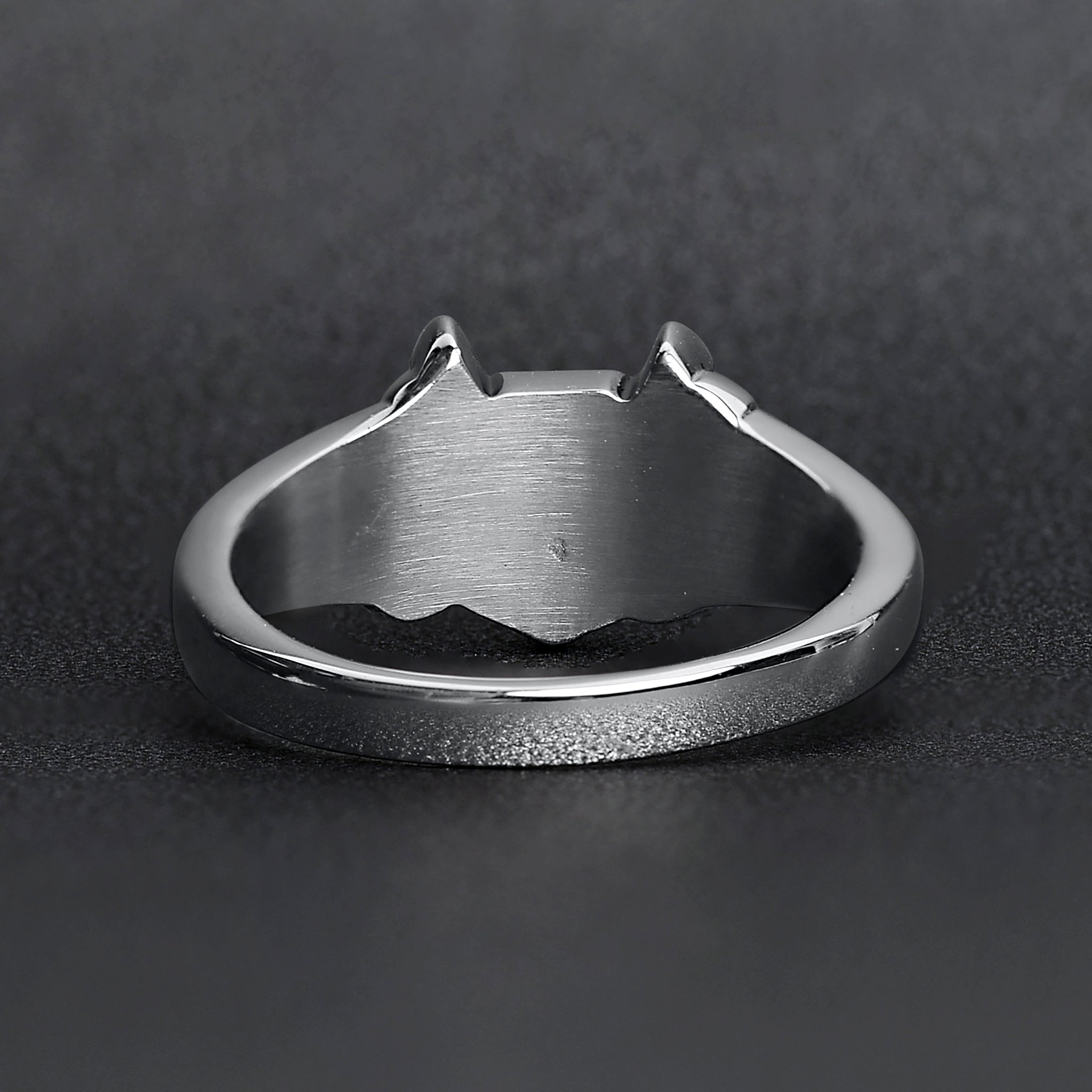 18K Gold PVD Stainless Steel United States Air Force Two Tone Military Women's Ring / MCR6014、mySite、dreamappss