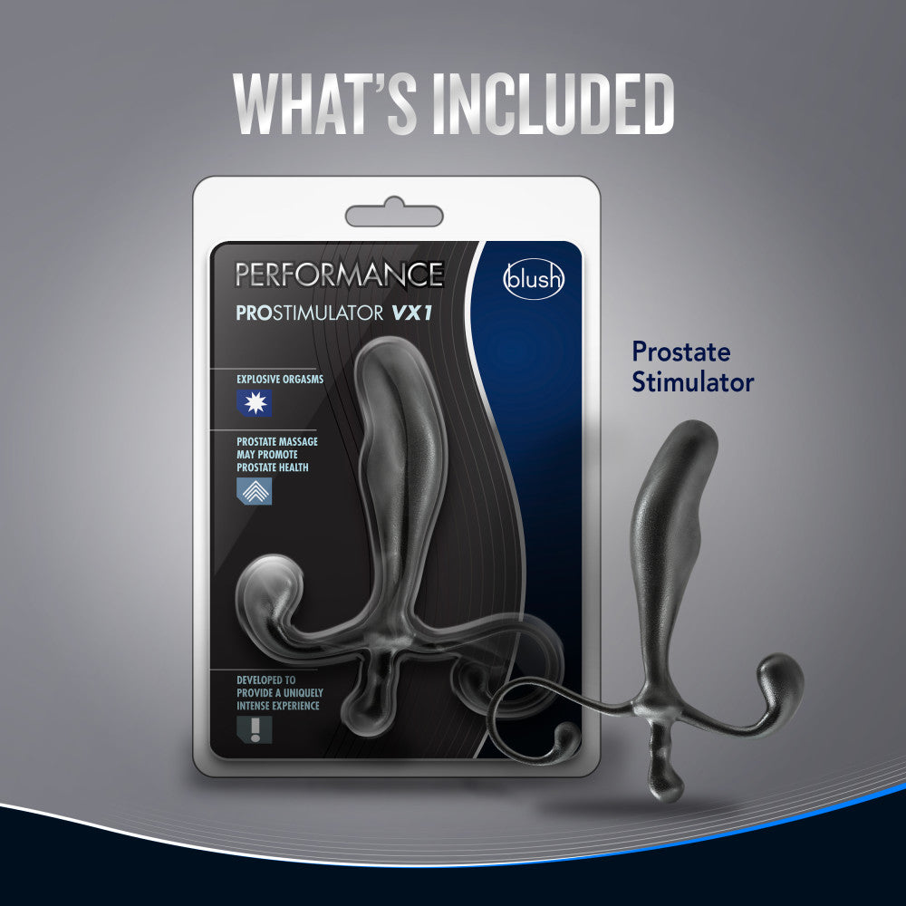 Performance By Blush® | Prostimulator VX1 Black 5-Inch Anal Plug、mySite、bottomscart