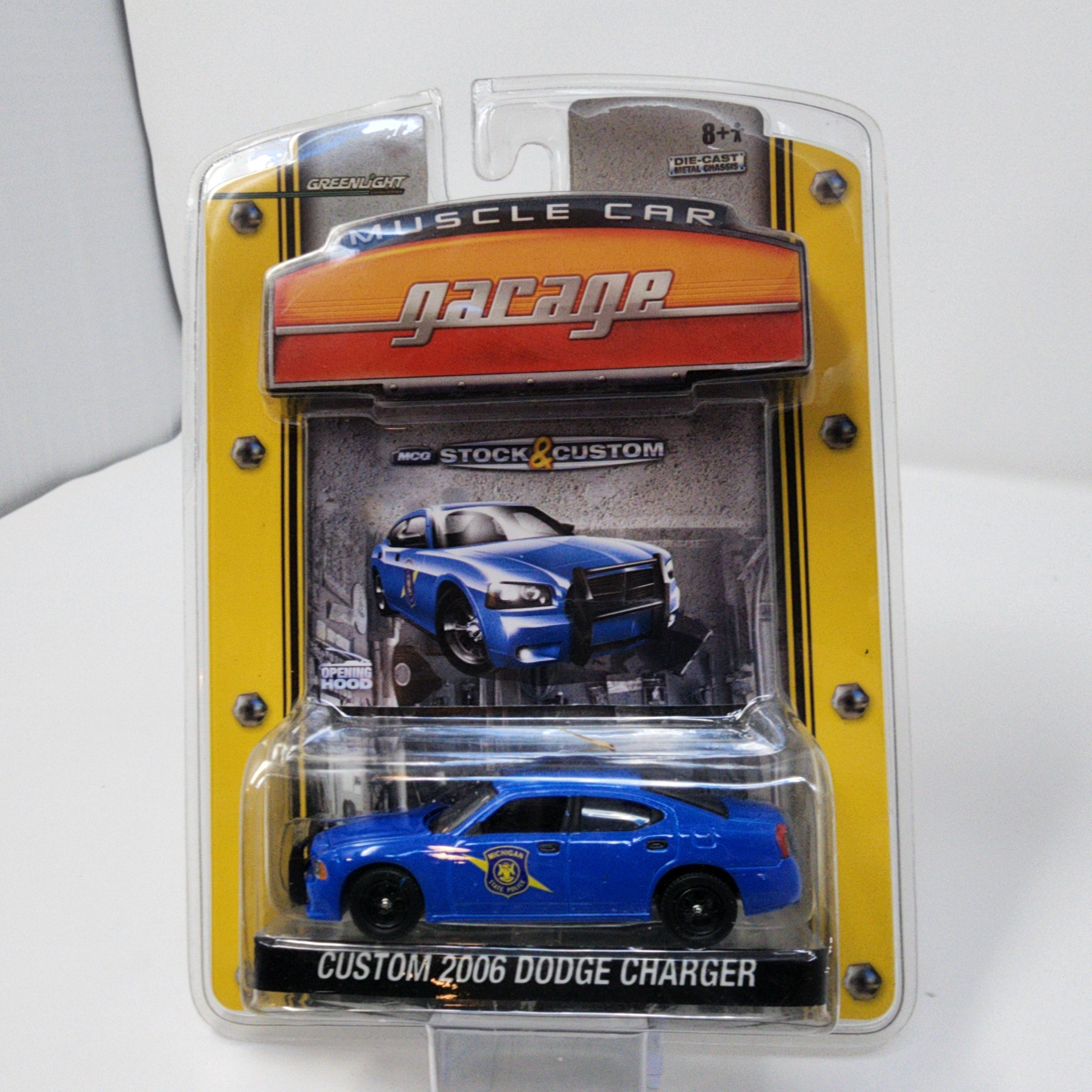 Custom 2006 Dodge Charger * Blue * Greenlight Muscle Car Garage Stock & Custom、mySite、hgirdovlk