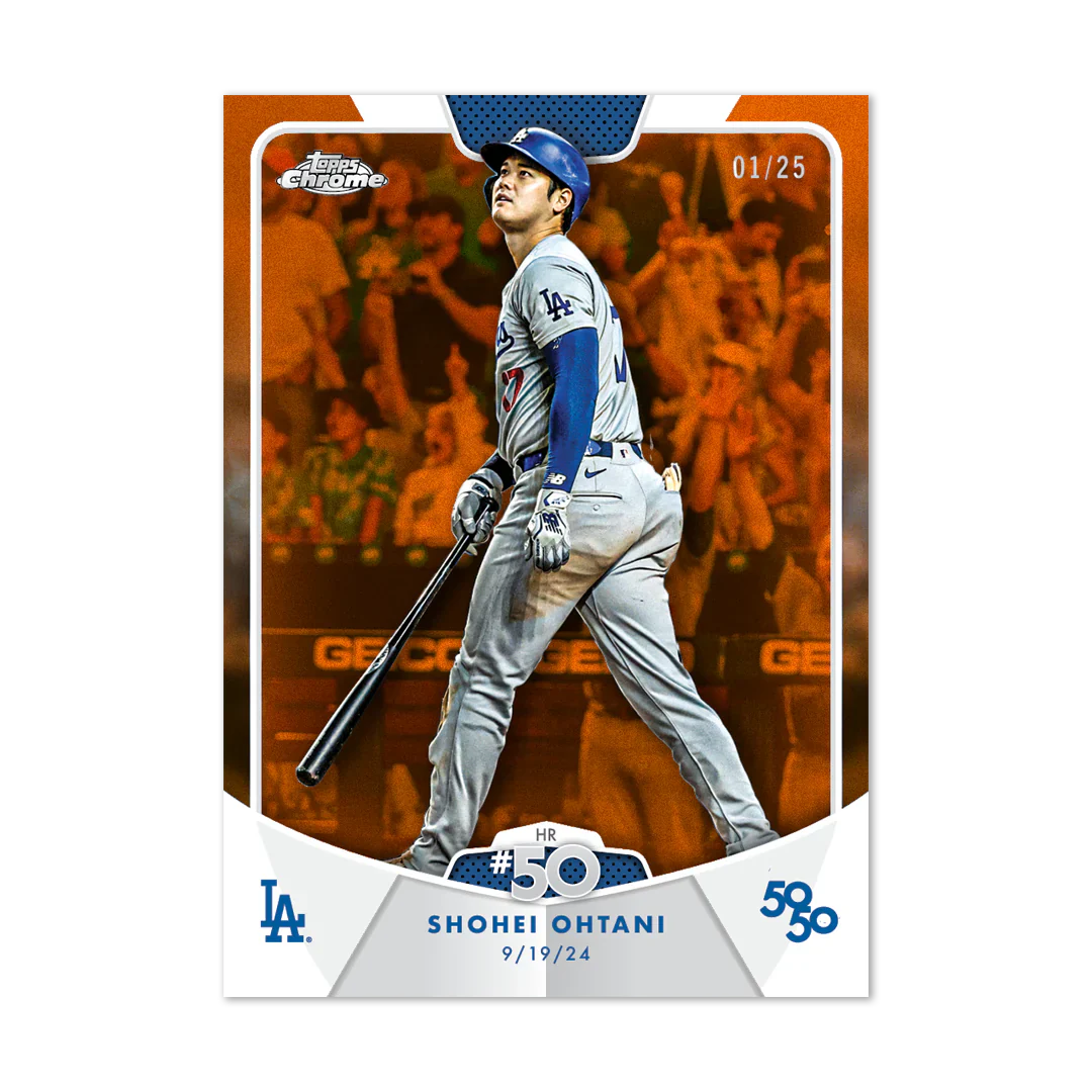 Topps Shohei Ohtani 50/50 Baseball 2024 - 10-Pack Box、mySite、waistdrama