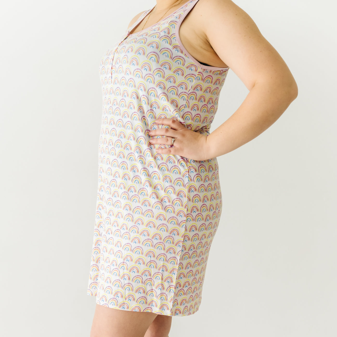  Pastel Rainbows Women's Tank Nightgown、mySite、layawaytickets