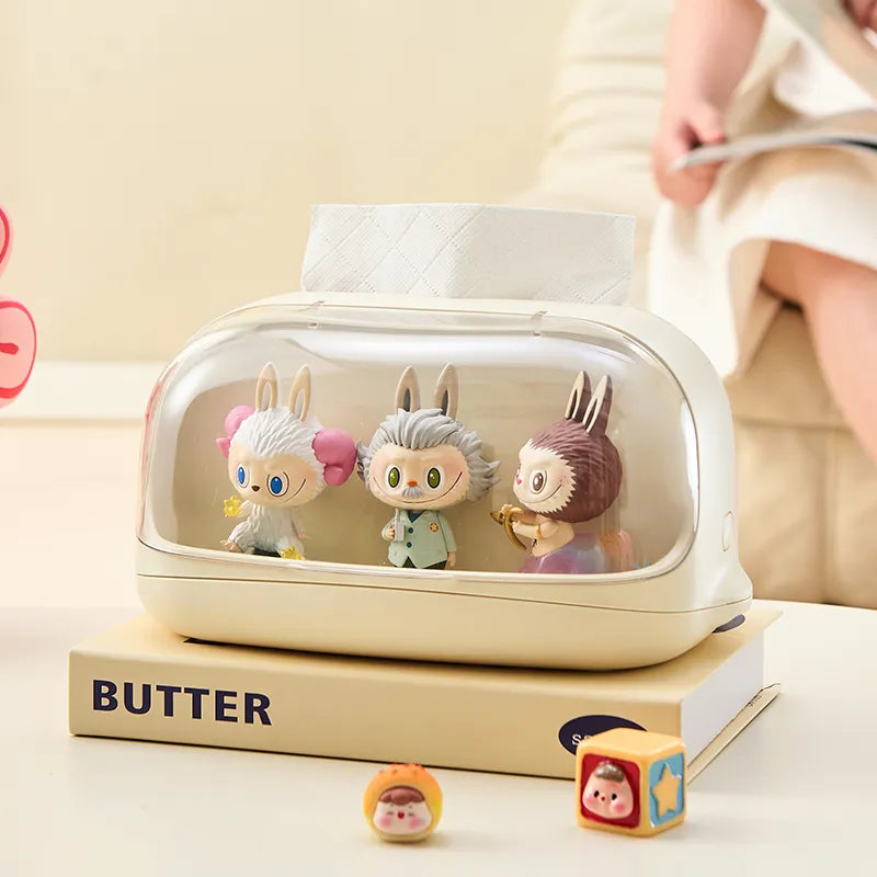  Tissue Box Cover with Figure Holders、mySite、greenlandpopulation