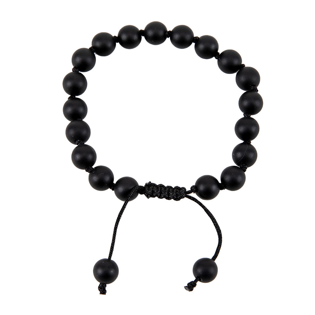 Adjustable Beaded Onyx Bracelet、mySite、topwebapps