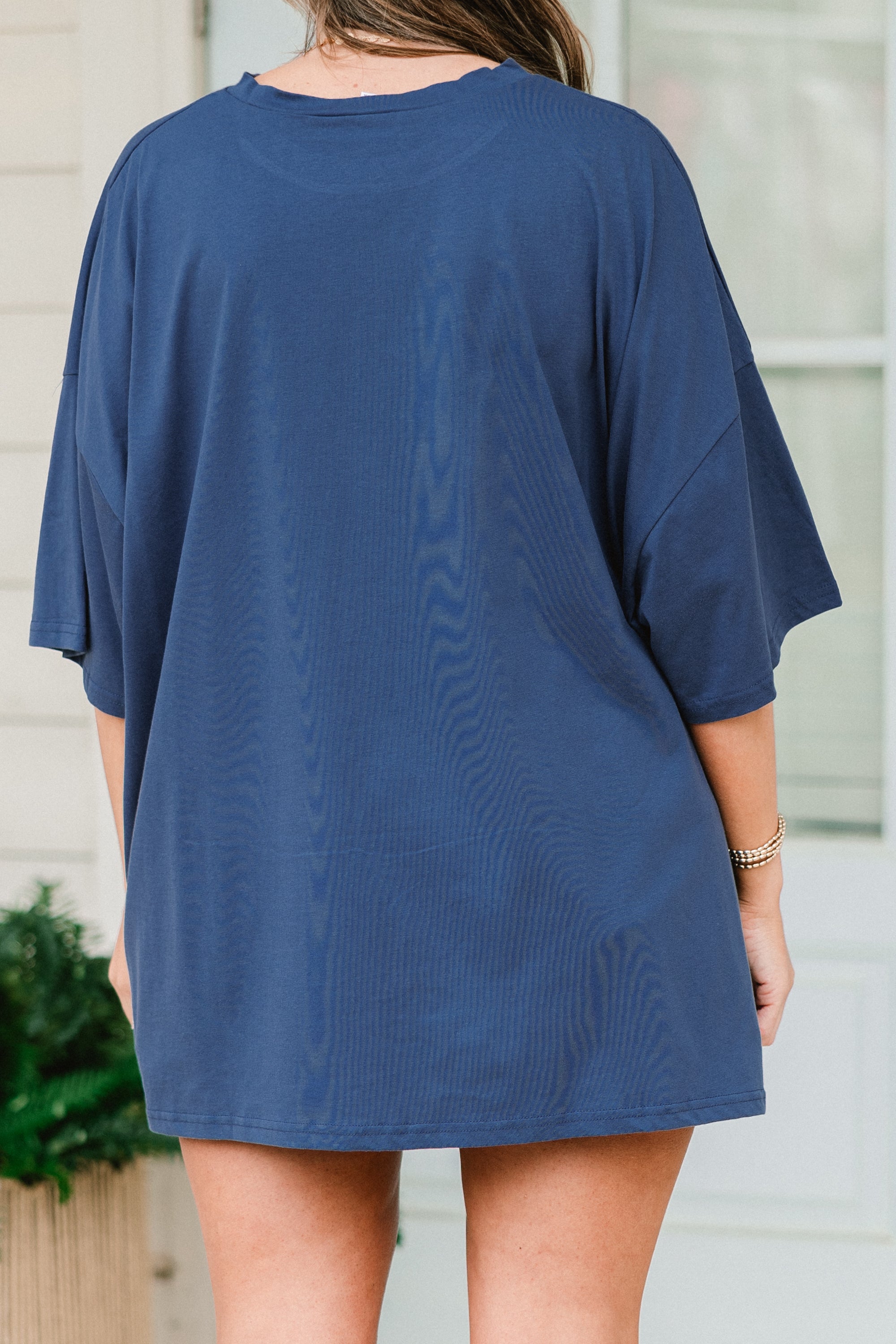  All American Babe Boyfriend Tee, Navy、mySite、justintrudeaud