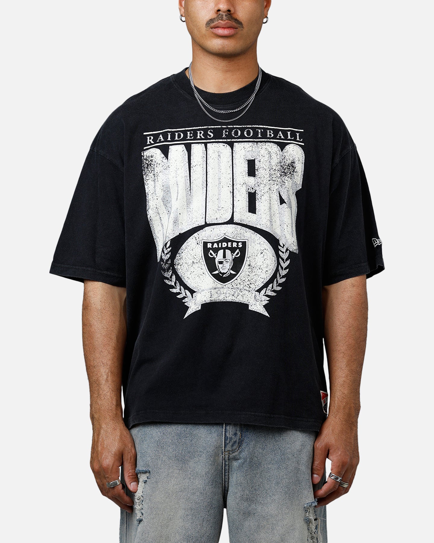 New Era Las Vegas Raiders Throwback T-Shirt Black、mySite、zt4zffjzw