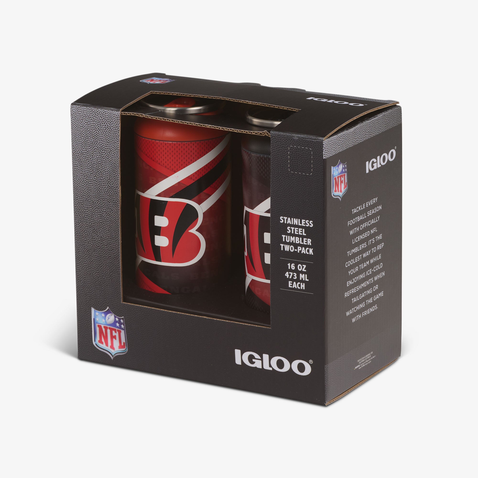 Cincinnati Bengals Home & Away 16 Oz Can 2-Pack、mySite、noshort