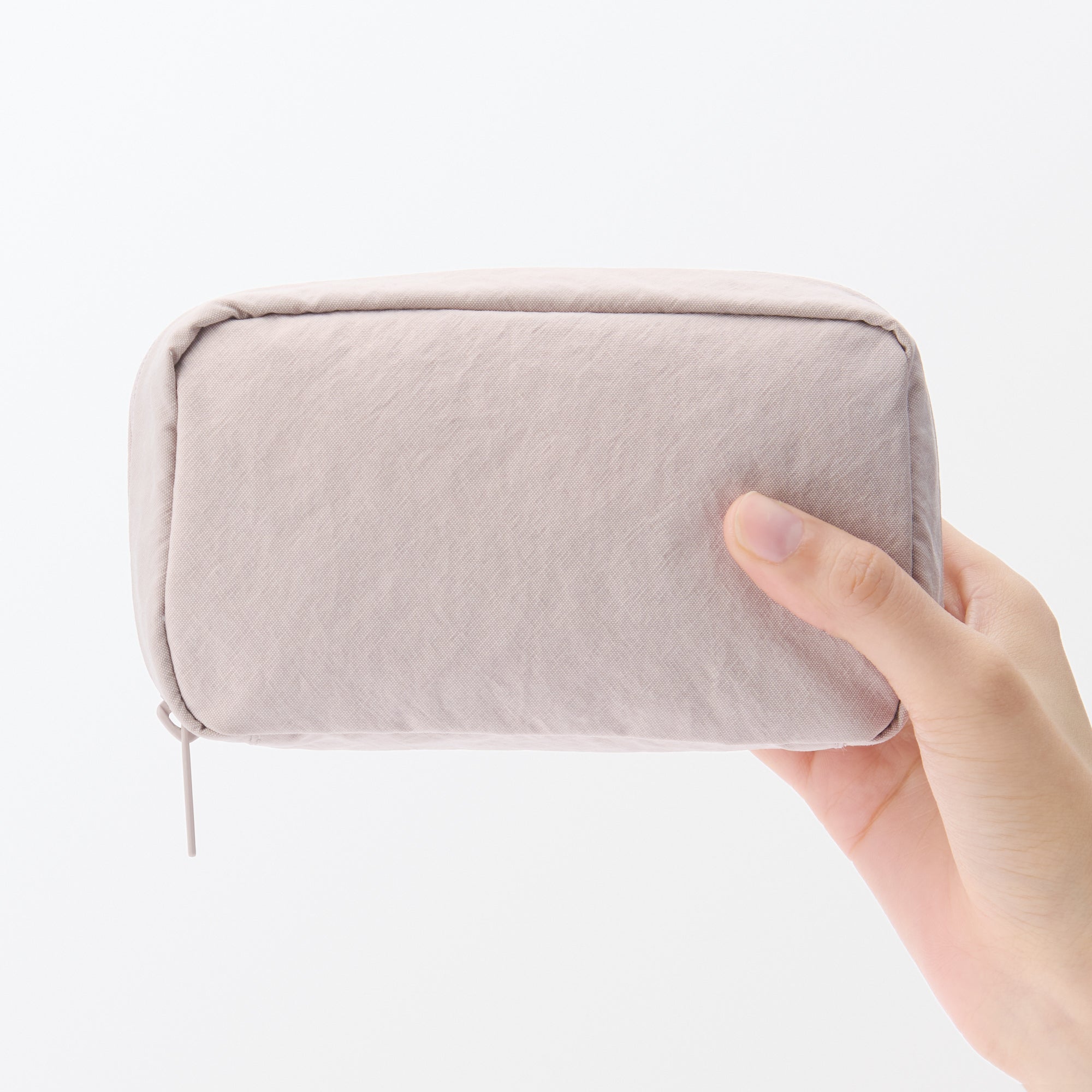  Wrinkled Nylon Wide-Opening Pouch - Medium、mySite、sugarbowlscore