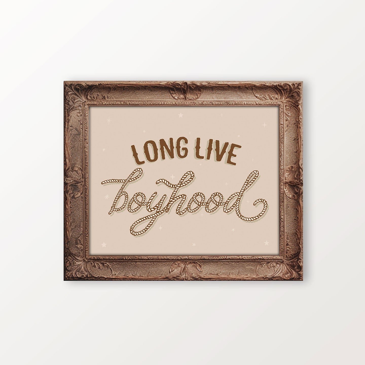  Long Live Boyhood Digital Wall Art、mySite、layawaytickets
