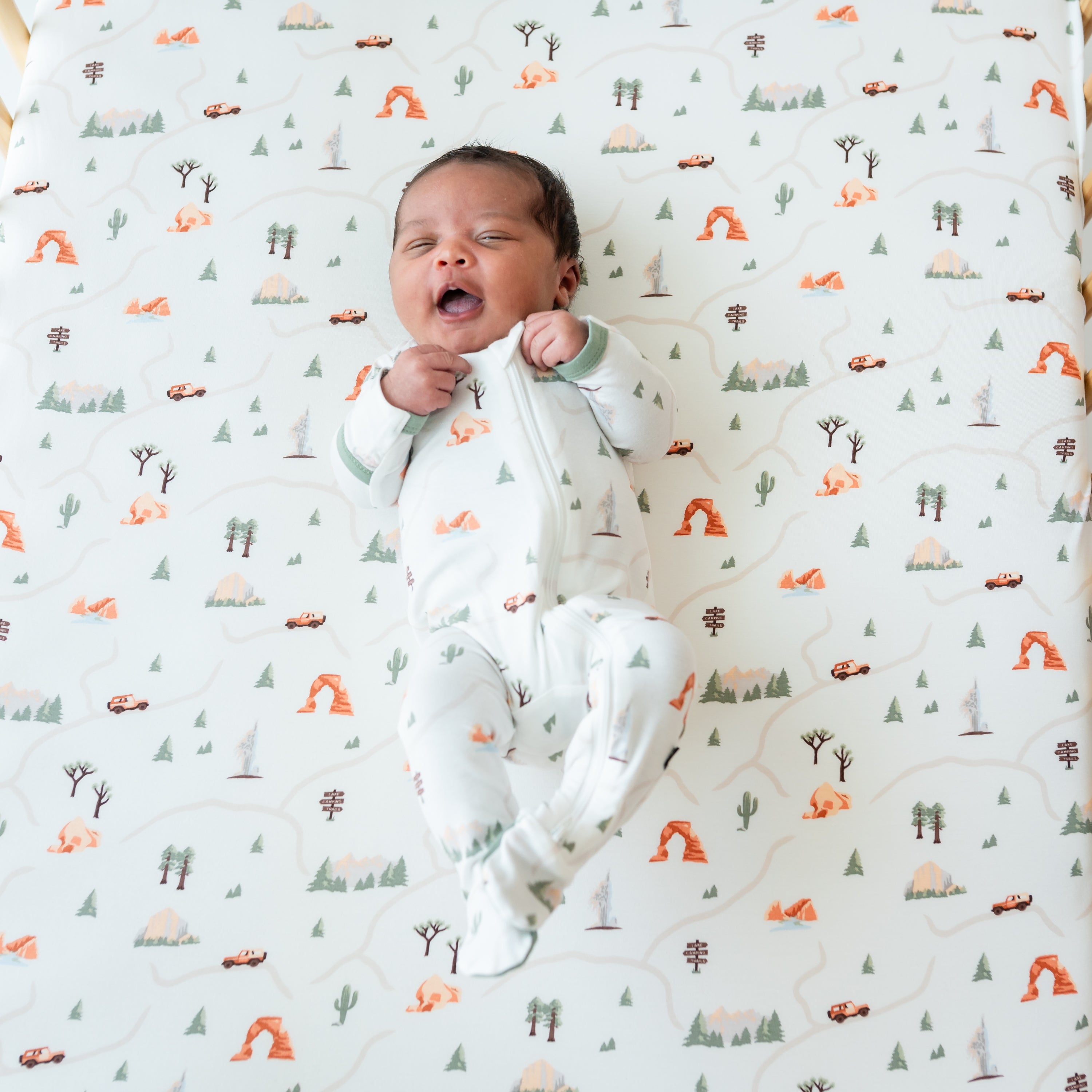  Zippered Footie in Road Trip、mySite、layawaytickets