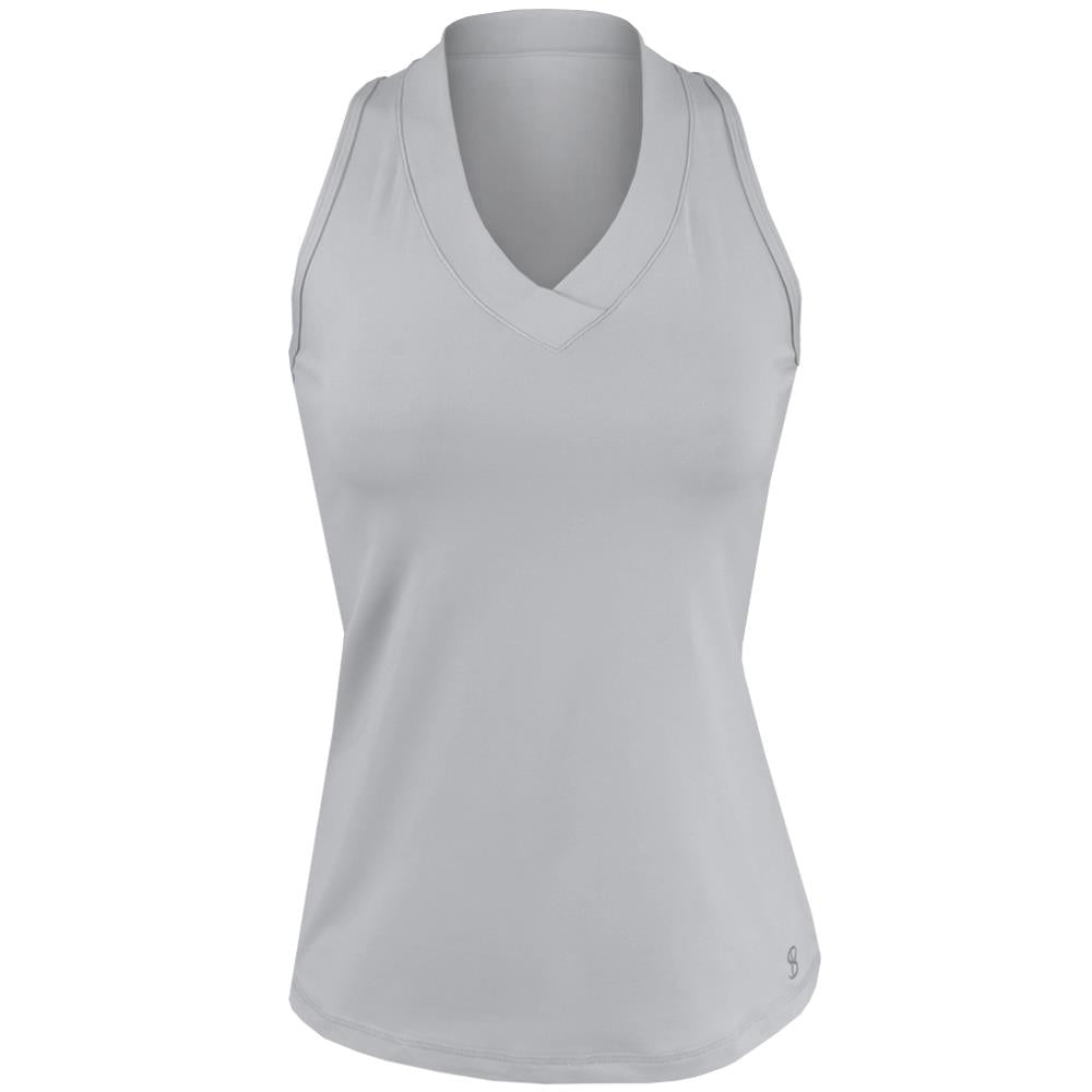 Sofibella Women's UV Colors Athletic Racerback Tank - Stone、mySite、neckold