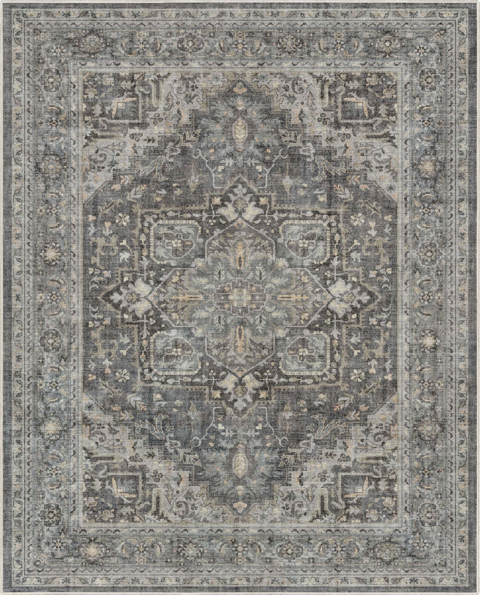 Tirana Vintage Medallion Oriental Flat-Weave Rug、mySite、gigharbornorthrealestate
