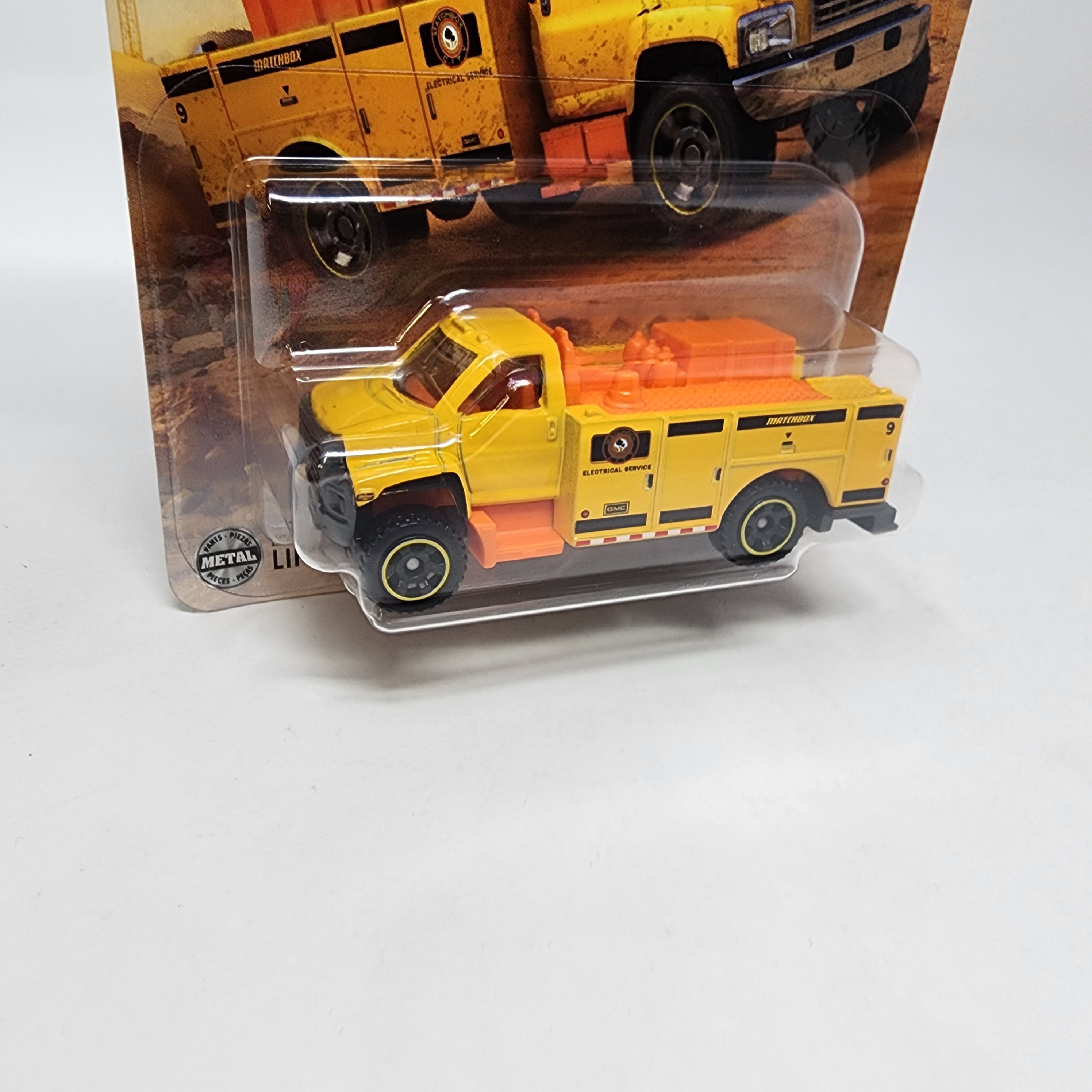 GMC 3500 Utility Truck * 2025 Matchbox Basic Mainline Case G、mySite、hgirdovlk