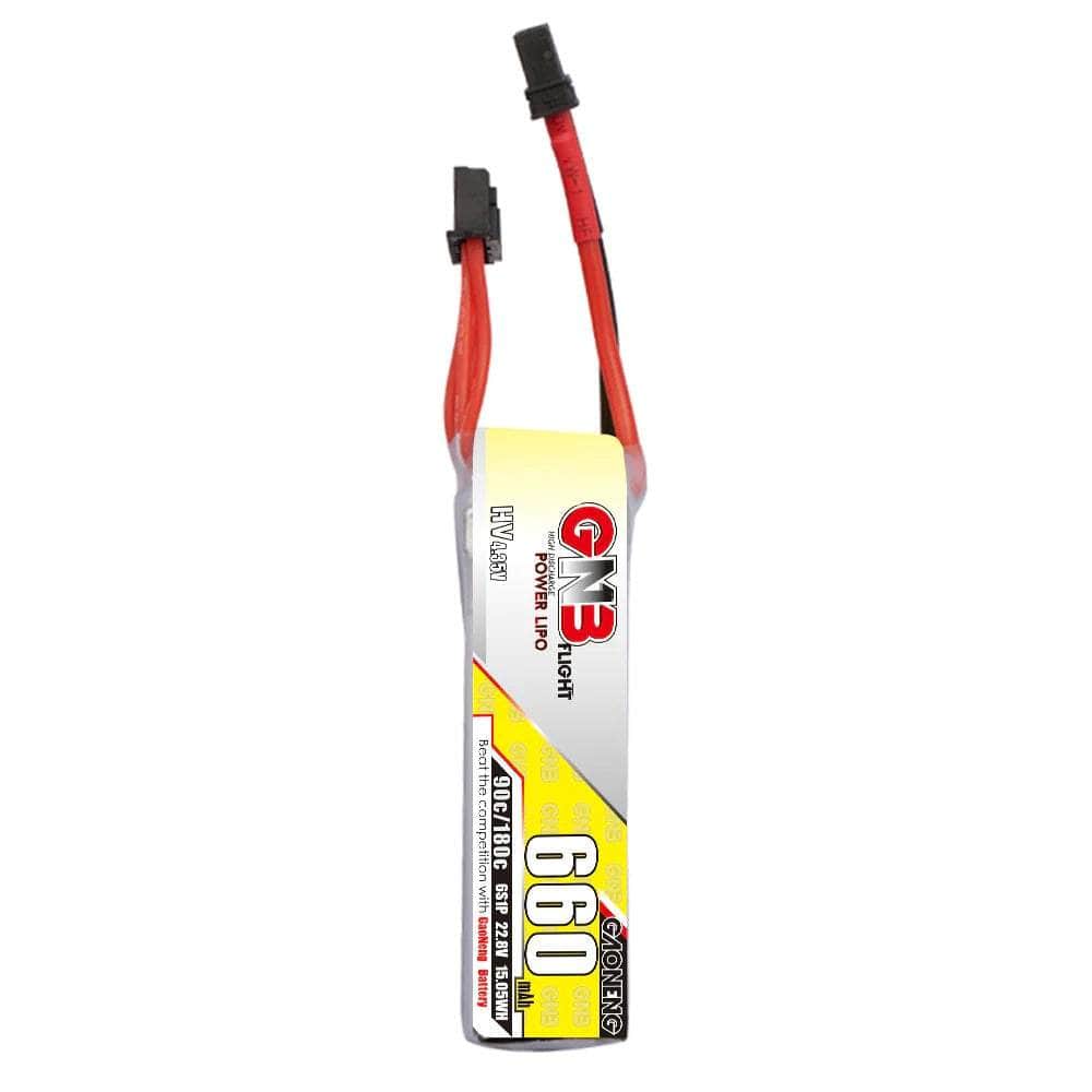  Gaoneng GNB 22.8V 6S 660mAh 90C LiHV Micro Battery (Long Type) - XT30、mySite、merchandisen