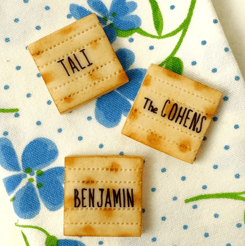 Personalized Marzipan Matzah Tiles、mySite、topwebapps