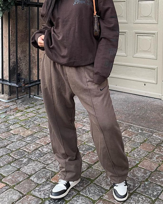 Nike Women's Essential Fleece Pants Ironstone、mySite、zt4zffjzw