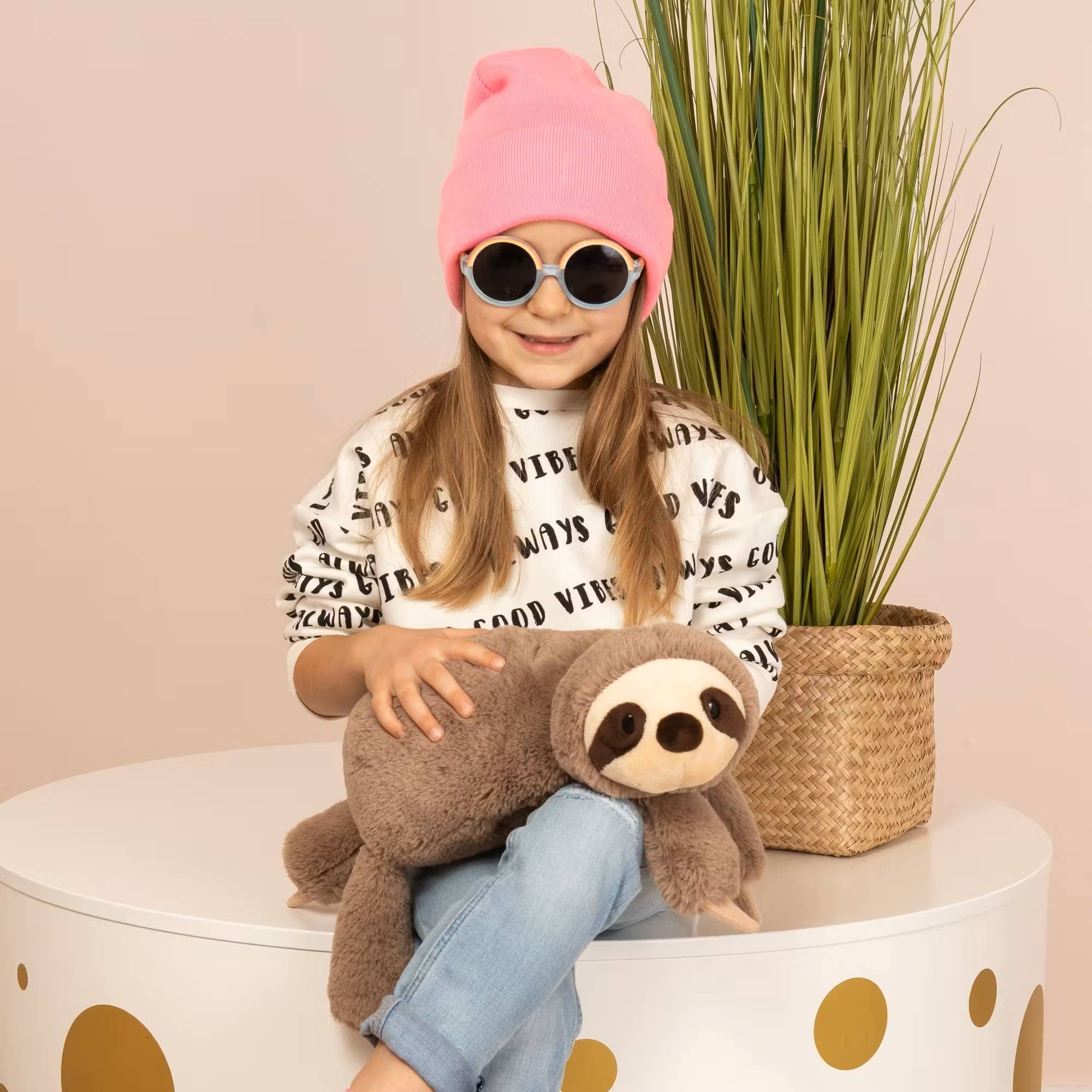Cute Floppy Helge Sloth 48 cm Stuffed Animal by Teddy Hermann、mySite、g9winljtr