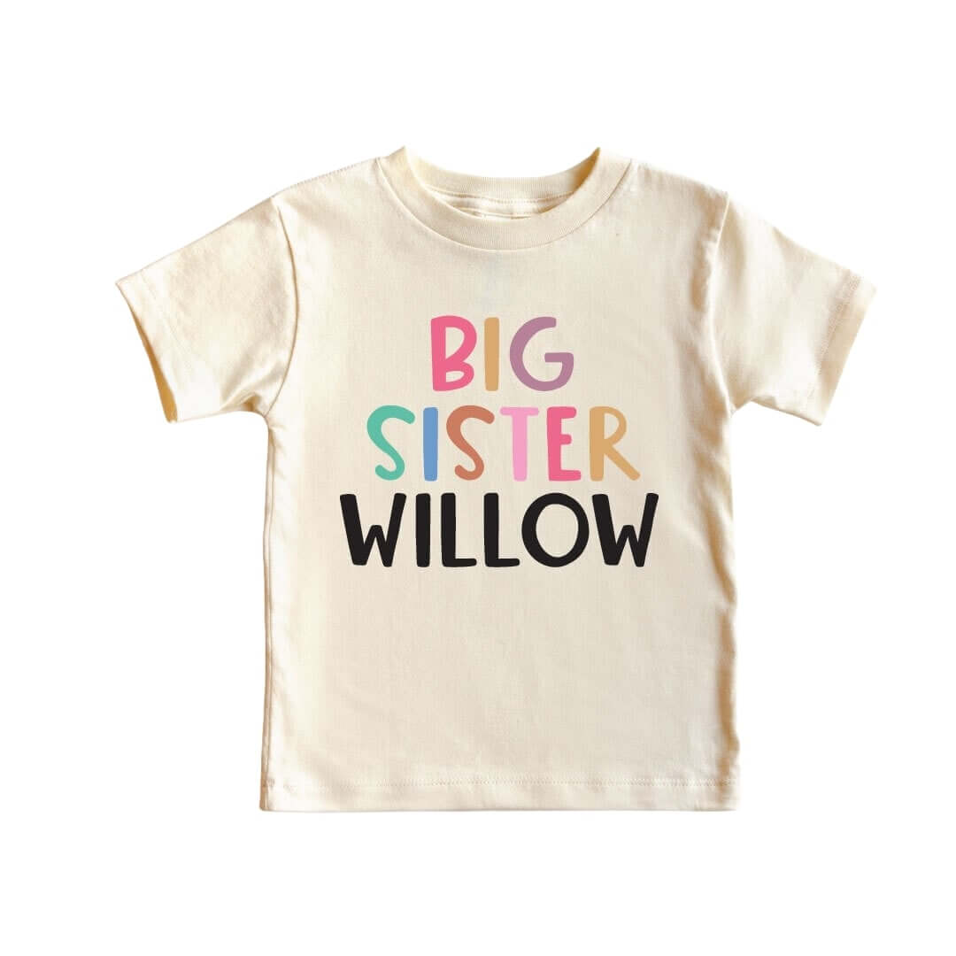  Personalized Big Sister Tee | Natural、mySite、layawaytickets