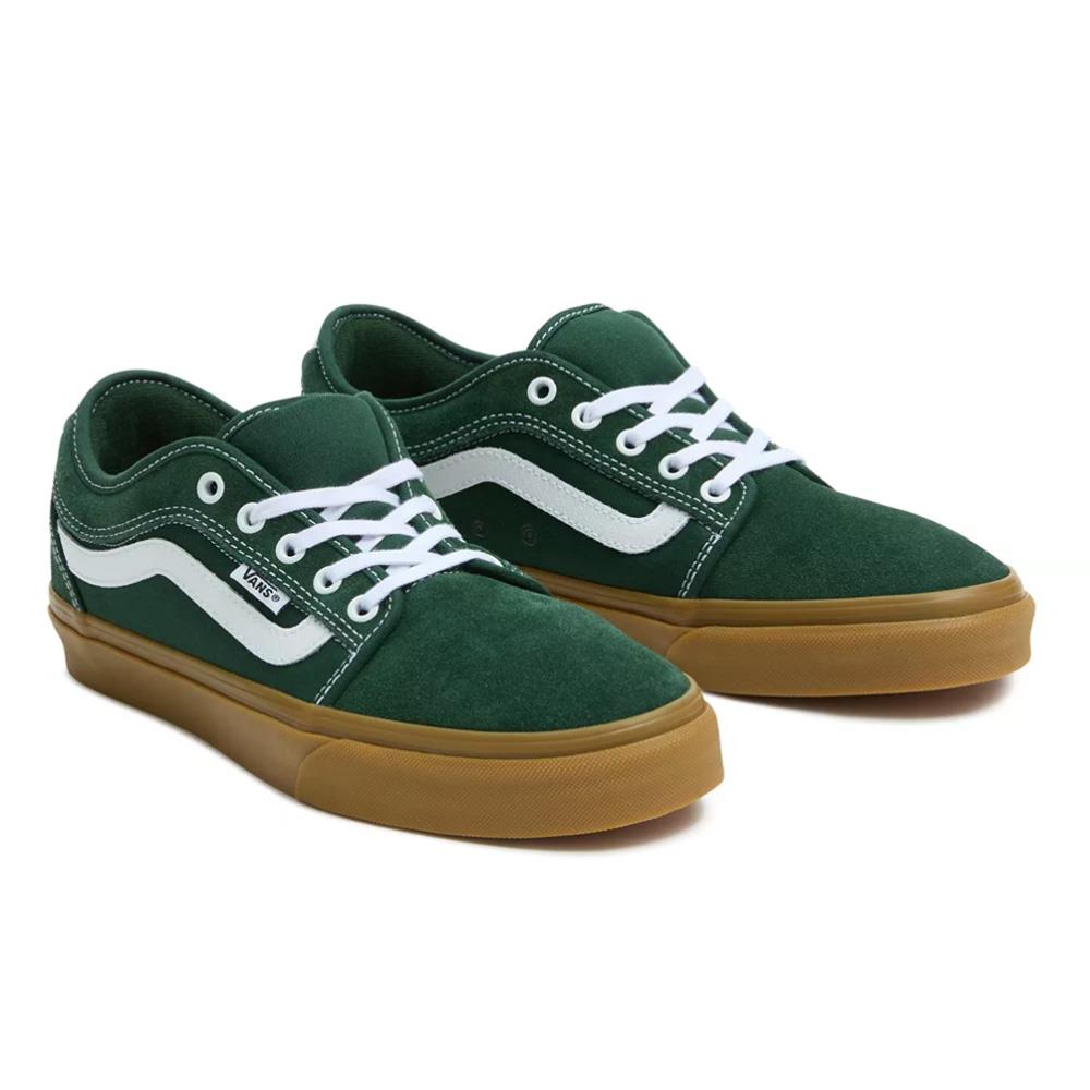  Vans Chukka Low Sidestripe - Dark Green/Gum、mySite、merchandisen