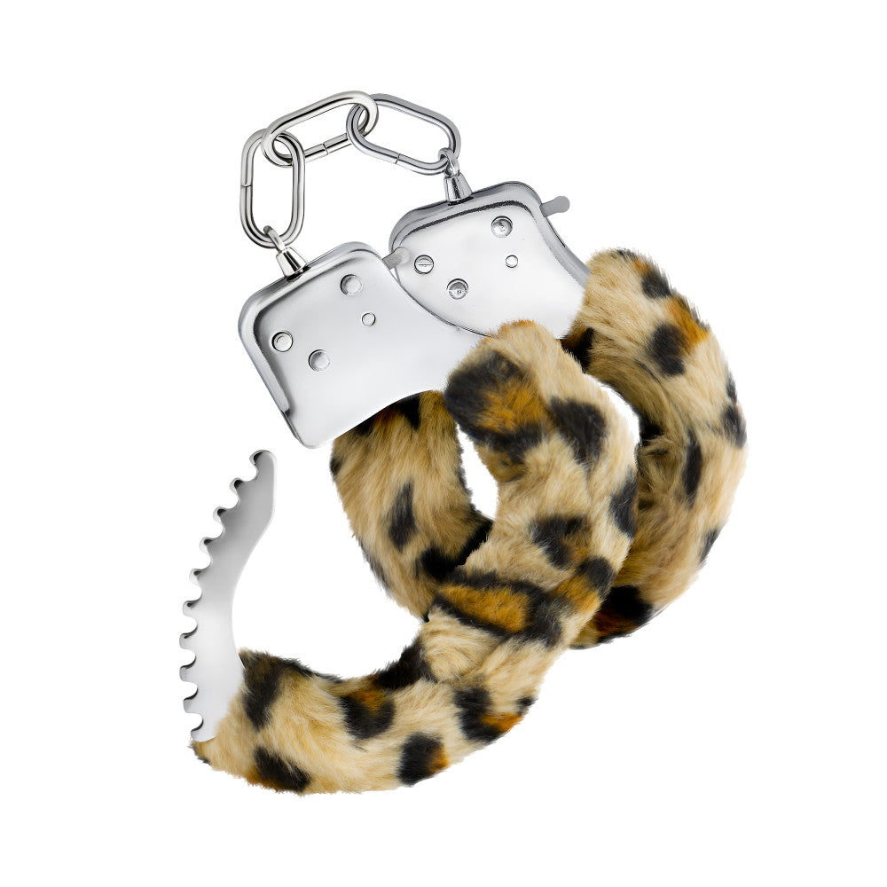 Temptasia By Blush® | Beginner Cuffs – Lightweight Bondage Handcuffs With Safety Release – Fully Adjustable With 2 Keys - Leopard Fur、mySite、bottomscart