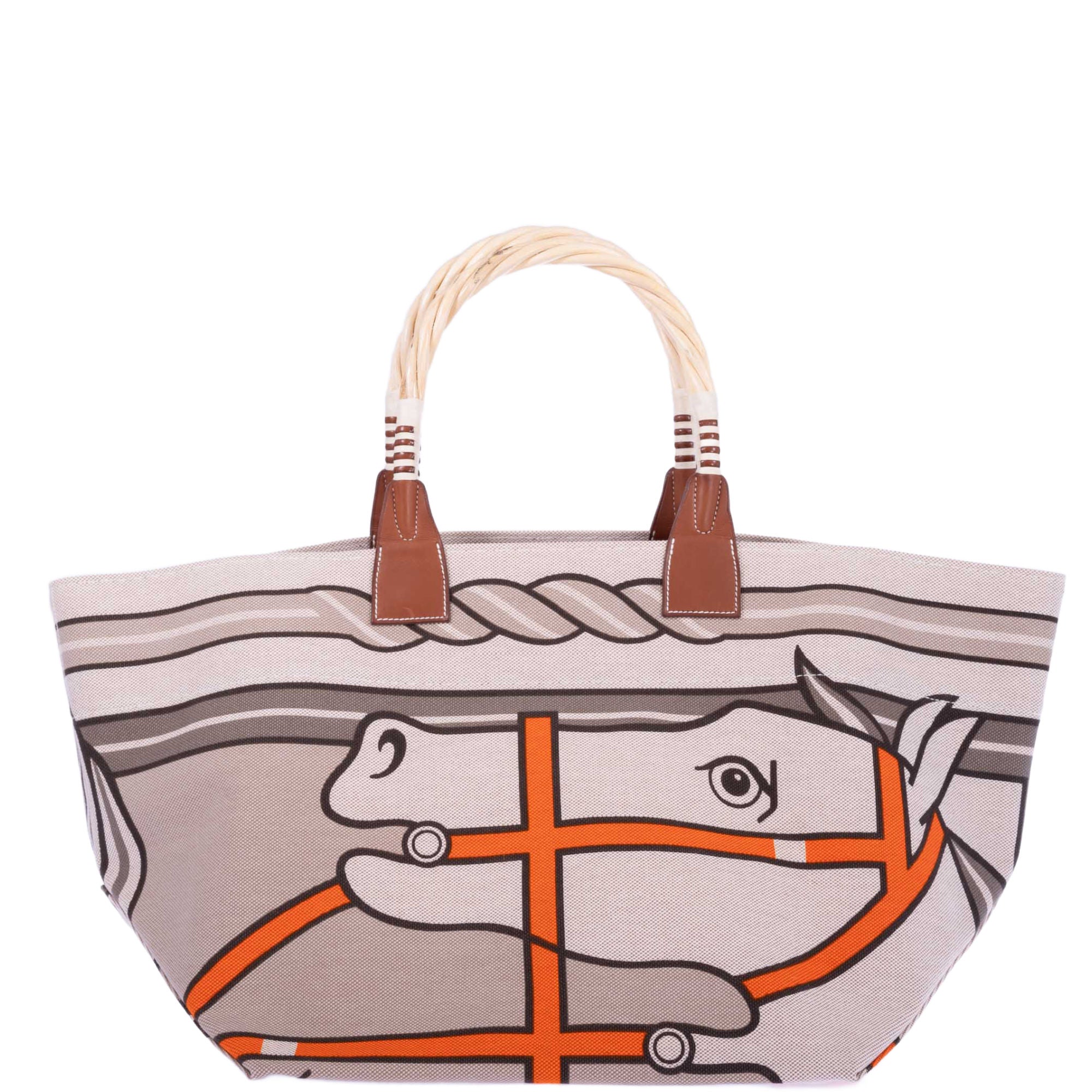 Hermès Steeple 31 Equestrian Canvas Tote Bag Limited Edition、mySite、garminoutage.com