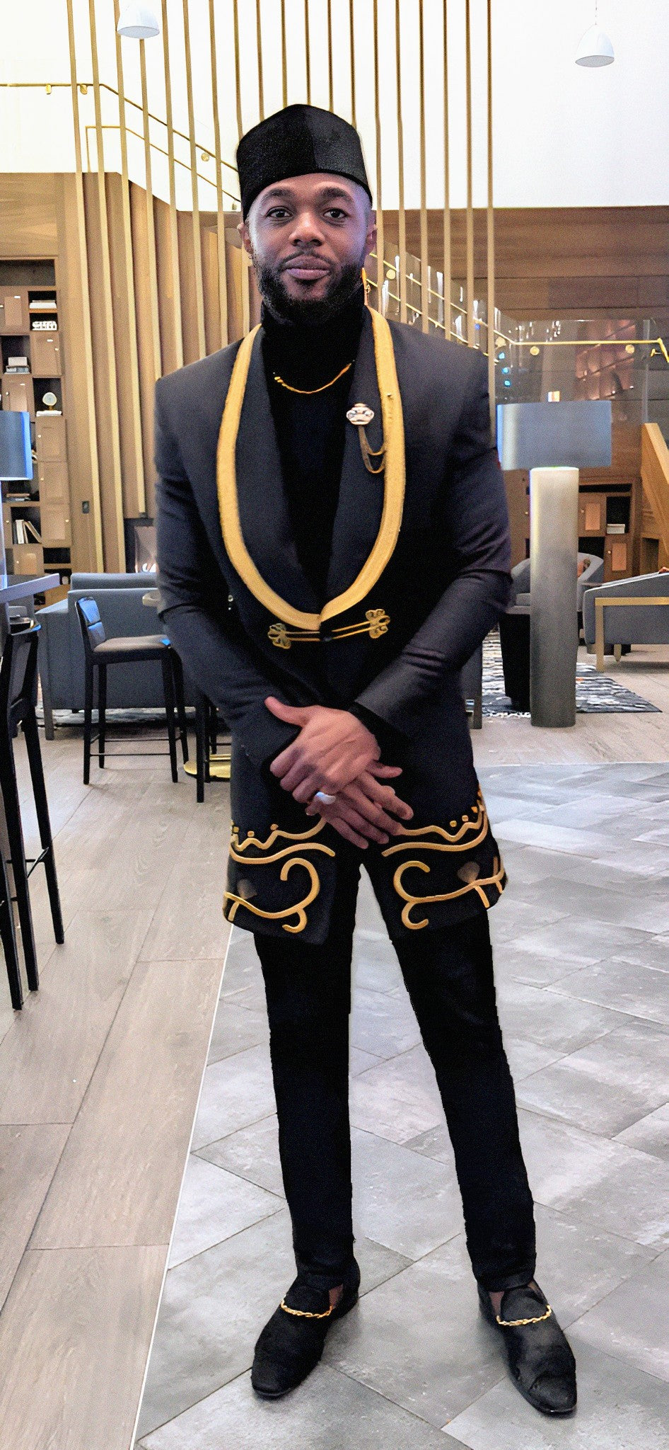 Owolapo Embroidered African Suit for Men- DPKI728、mySite、solidvoid