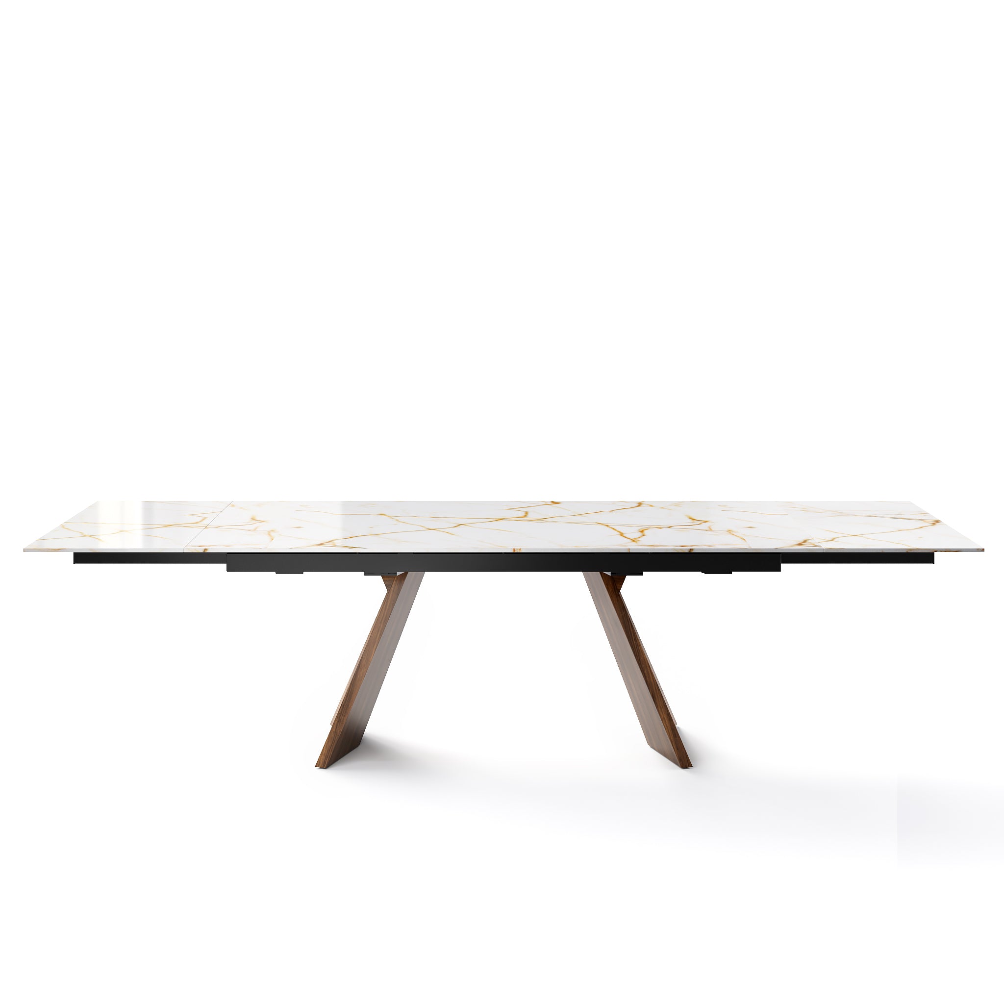  Icaro Extendable Dining Table with Marble and Ceramic Top Options、mySite、sugarbowlscore