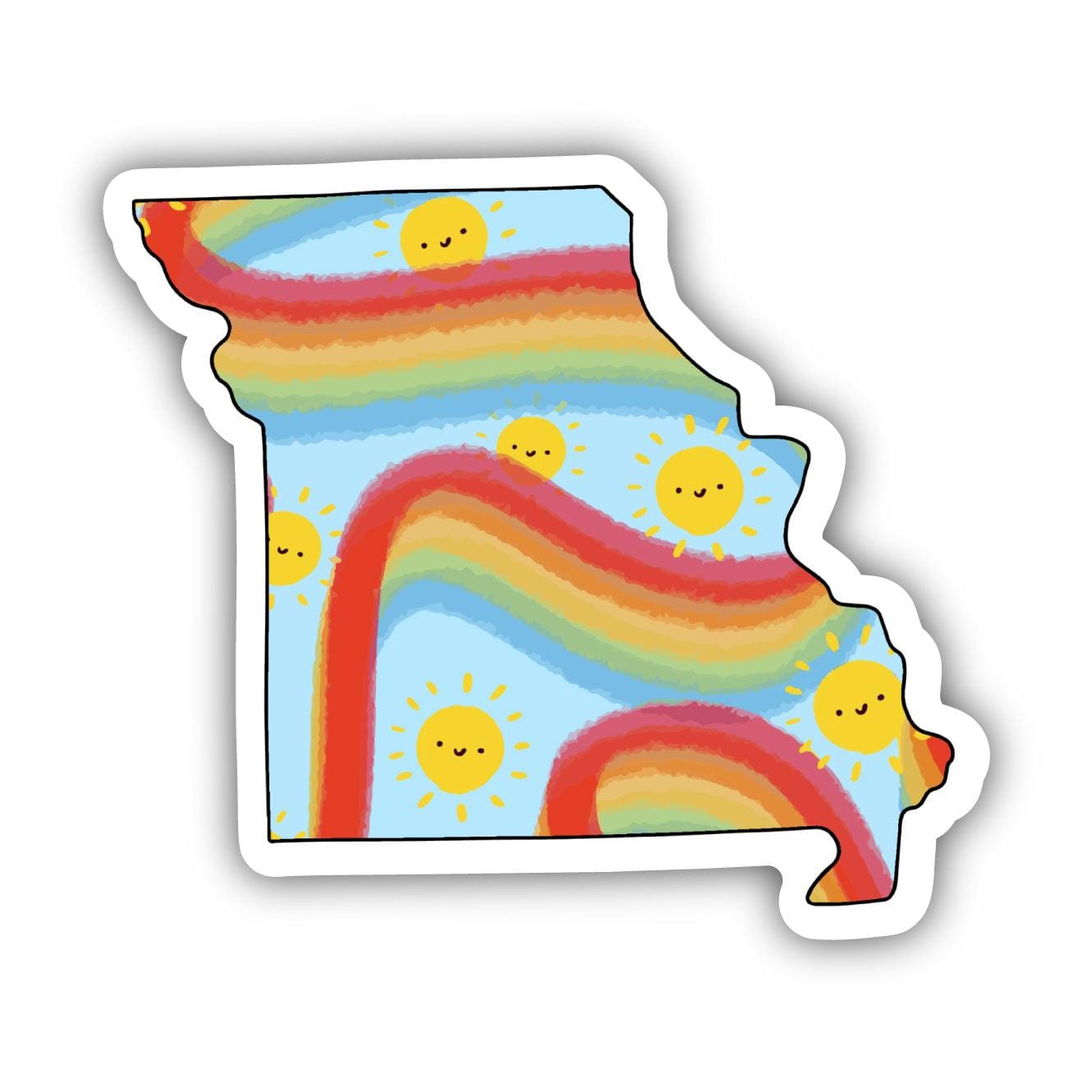  Missouri Rainbow Fun Sticker、mySite、elrpsem3k