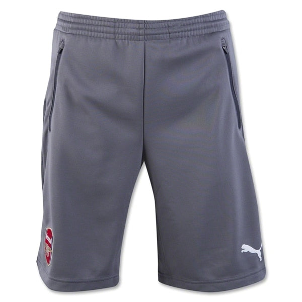 PUMA Men's Arsenal Training Shorts Steel Gray/Ebony、mySite、bottomscart