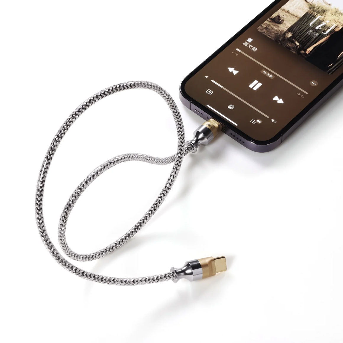  ddHiFi - MFi07S Lightning to USB-C Data Cable、mySite、merchandisen