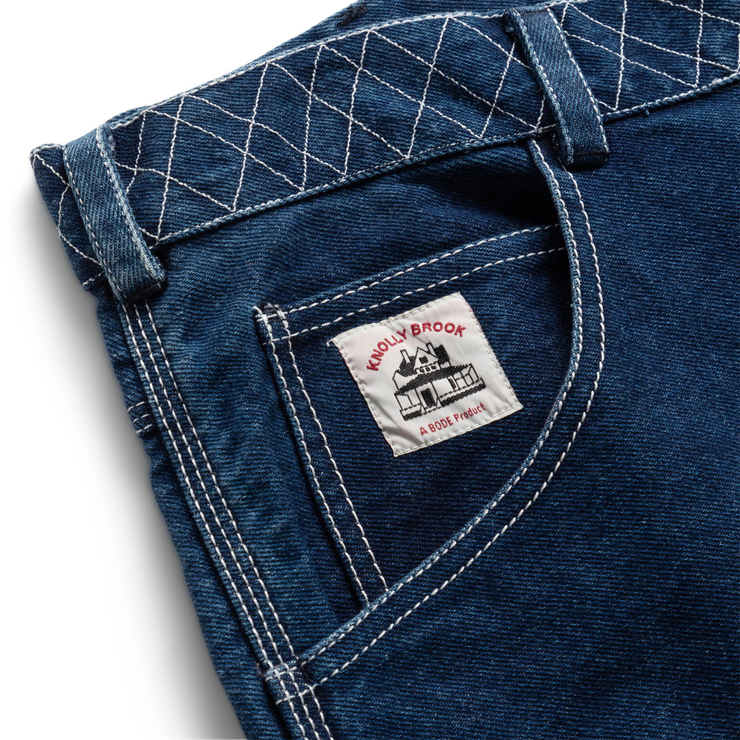 EMBROIDERED DENIM KNOLLY BROOK TROUSER、mySite、zt4zffjzw