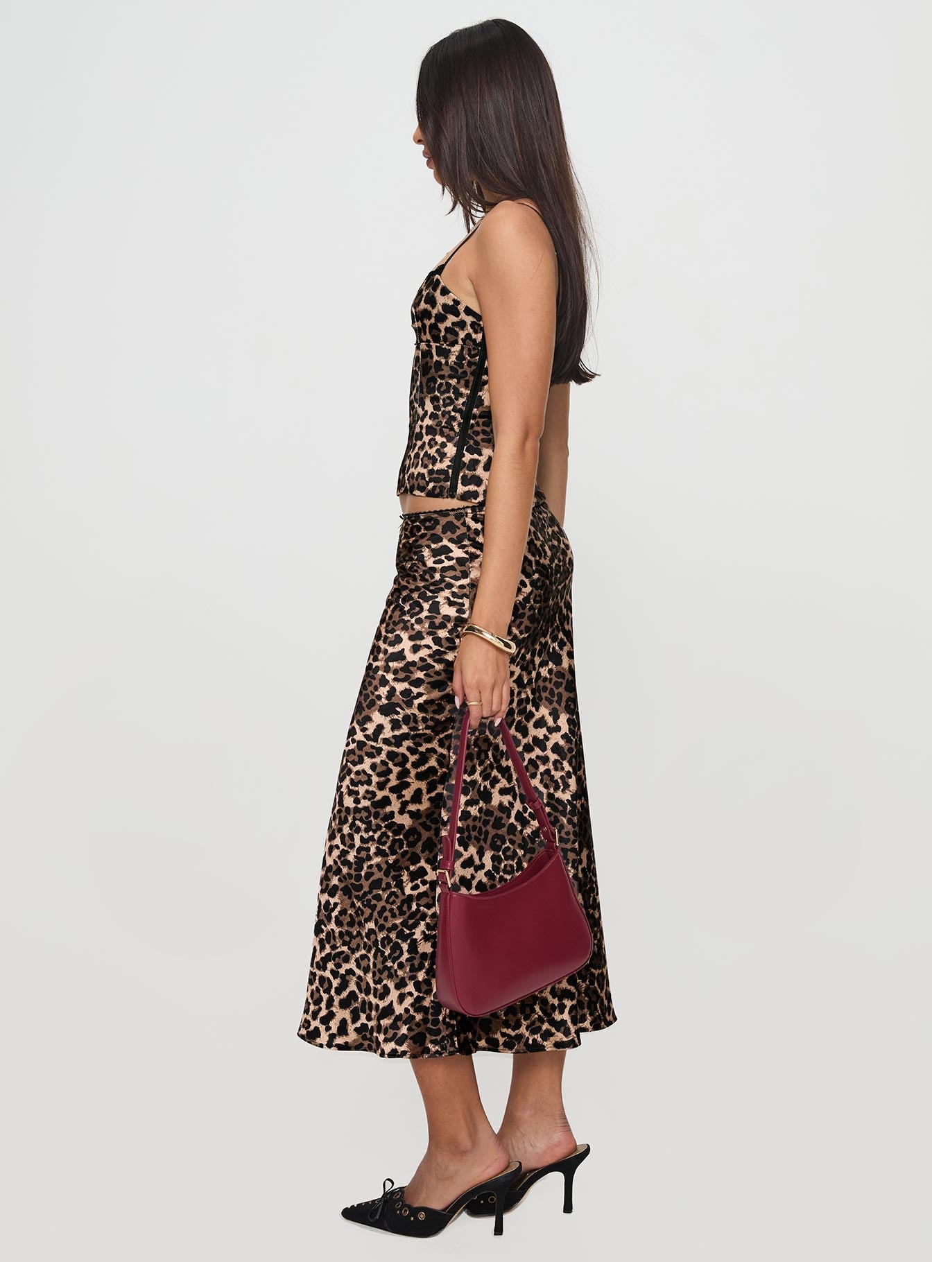 Enigmatic Maxi Skirt Leopard、mySite、solidvoid