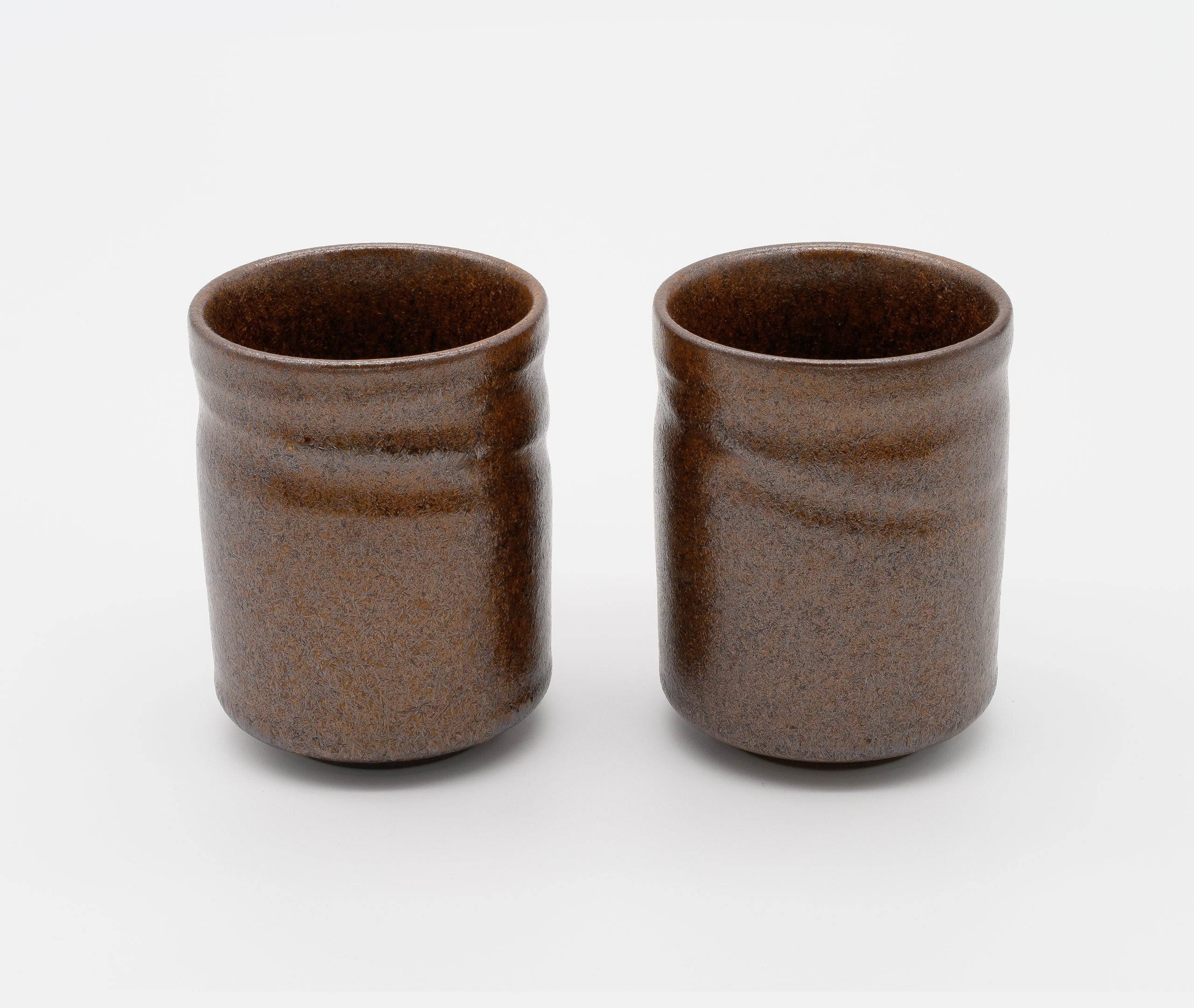 Wabi Sabi Brown Glazed Cup - Pair、mySite、topwebapps