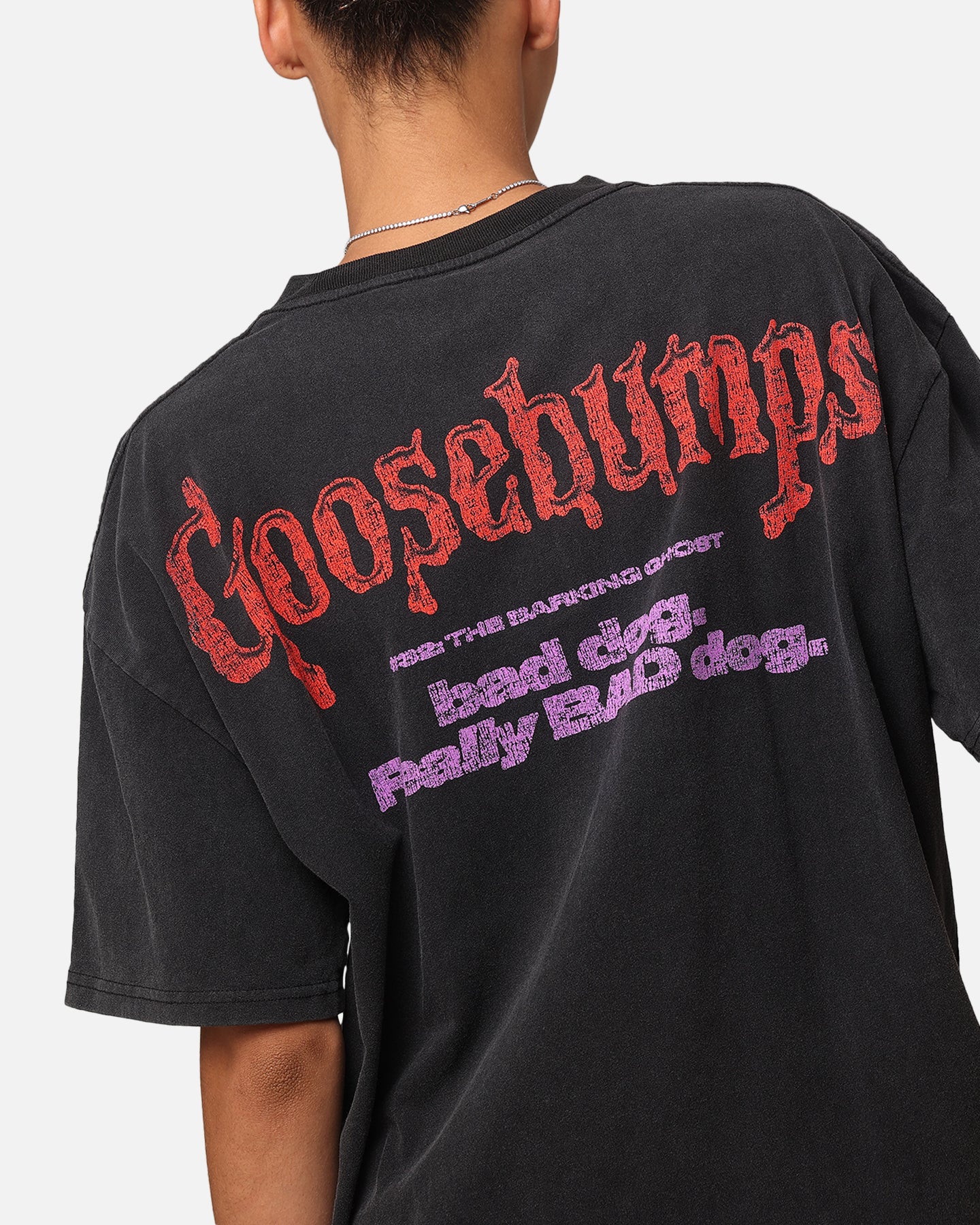 American Thrift X Goosebumps Barking Ghost Heavy T-Shirt Vintage Black、mySite、zt4zffjzw