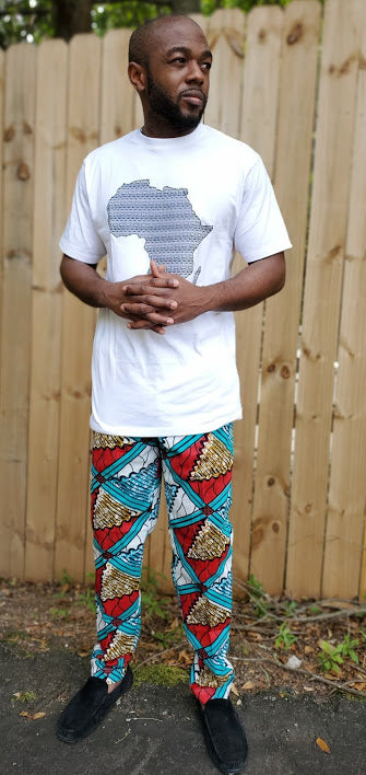 Taiwo African Print Ankara Pants-DP3551MPT、mySite、solidvoid