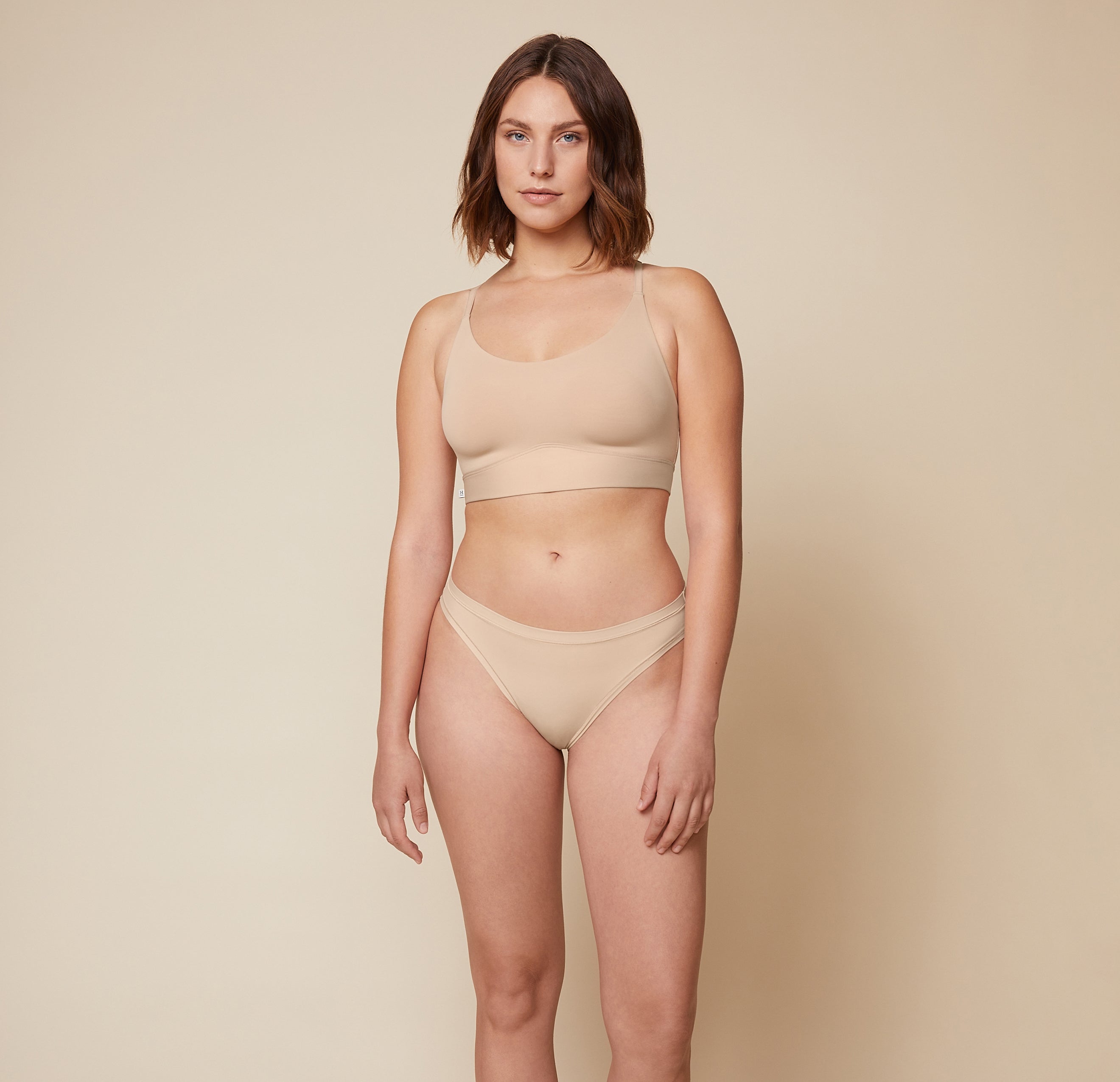 Bliss Racerback Bralette - Beige、mySite、bengalsvssteelers