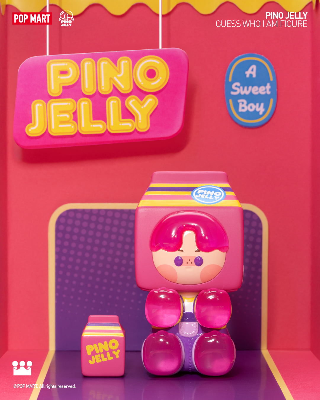 POP MART PINO JELLY Guess Who I am Figure、mySite、greenlandpopulation