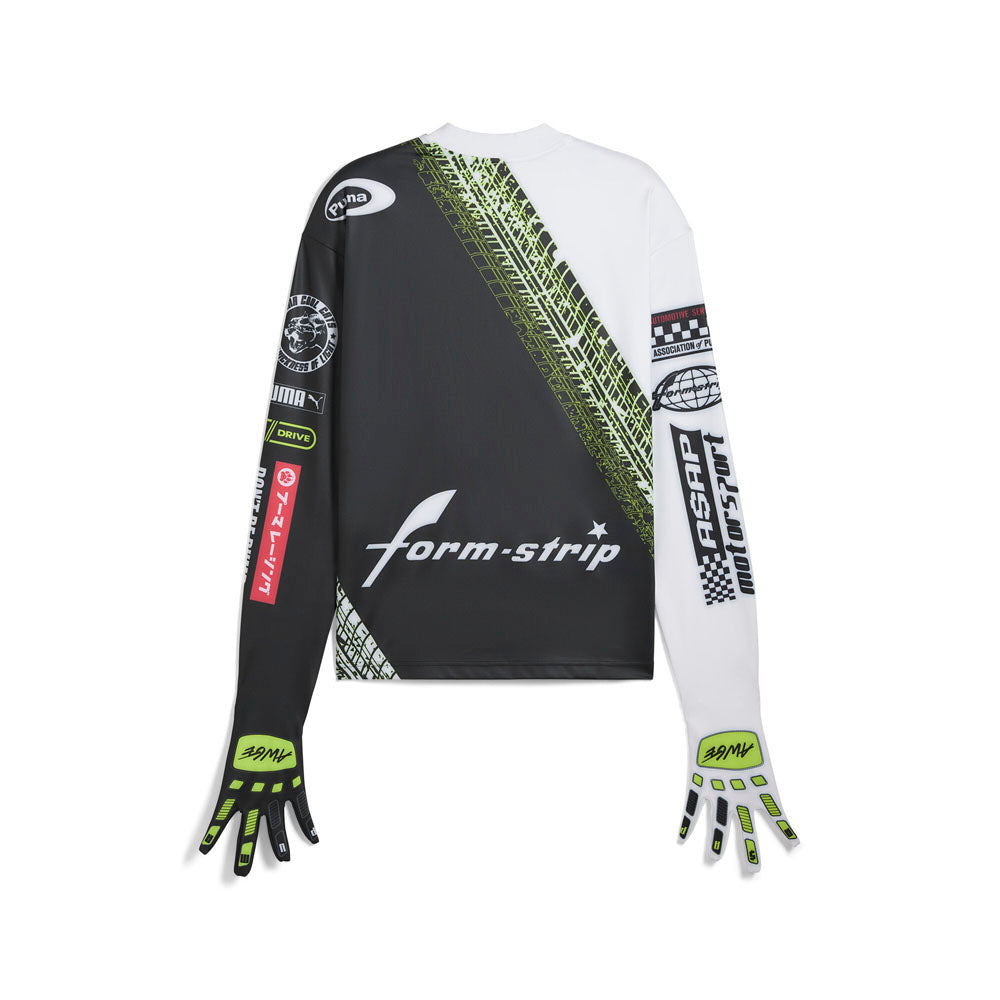 Tire Glove Crew Neck Long Sleeve T-Shirt、mySite、gtrtttuynbv