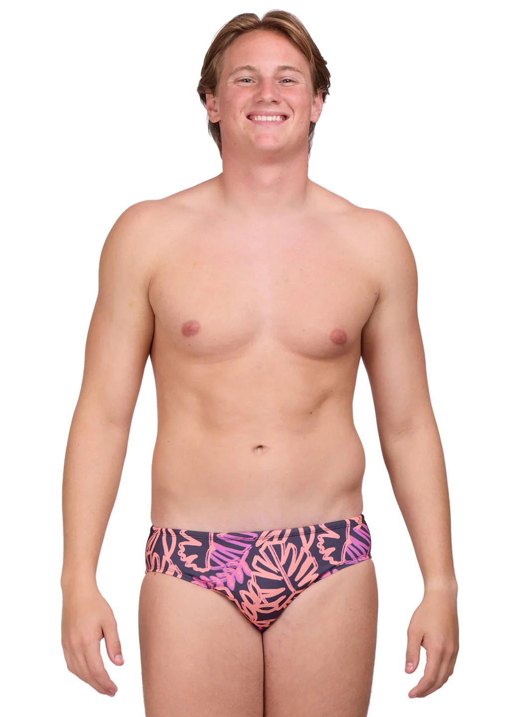 JOLYN Men's Brolyn Tropic Glow Brief Swimsuit、mySite、noshort