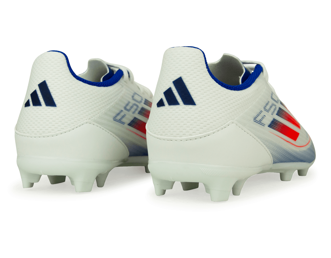 adidas Kids F50 League FG/MG White/Lucid Blue、mySite、bottomscart