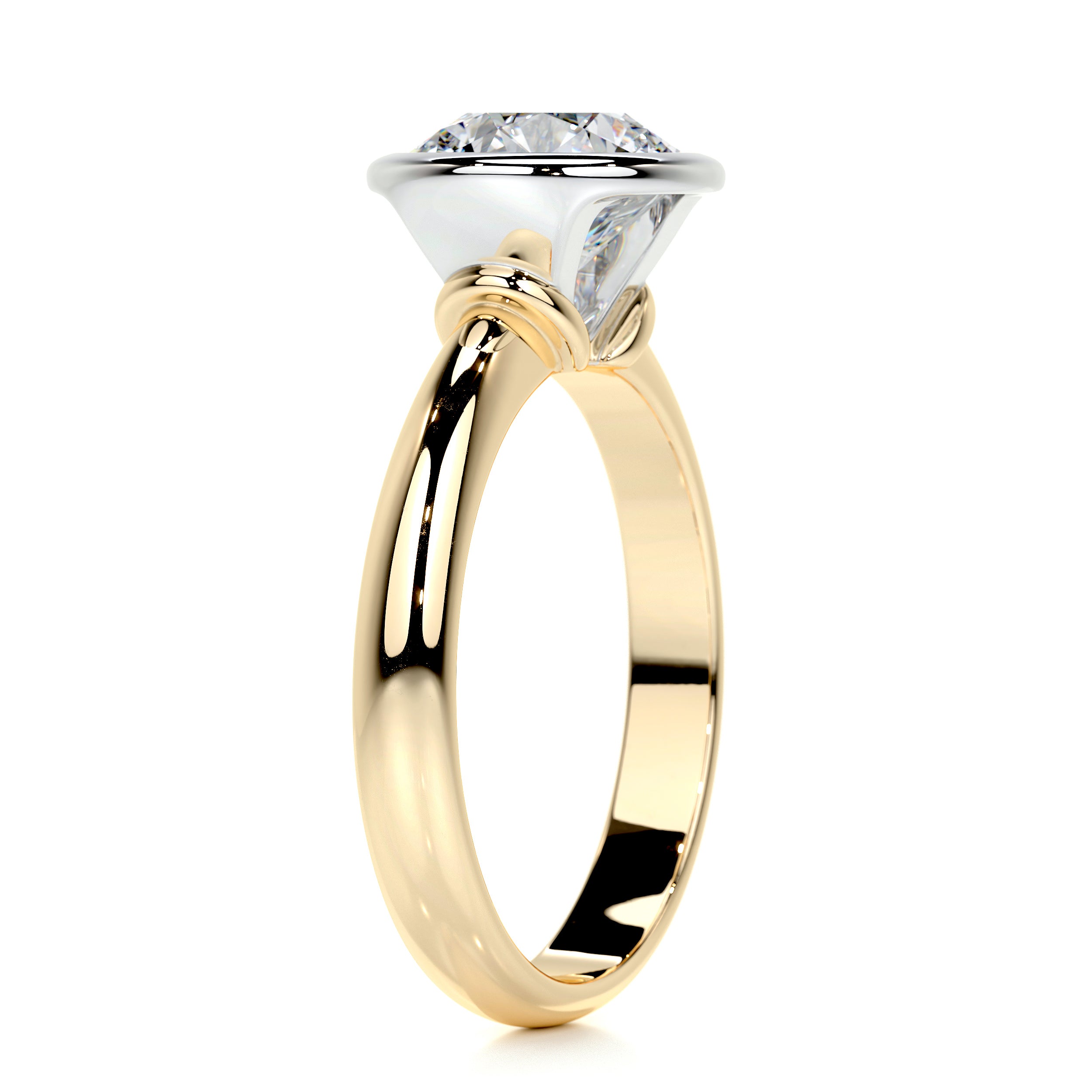 Kaylee Diamond Engagement Ring -18K Yellow Gold、mySite、hinf8tx79
