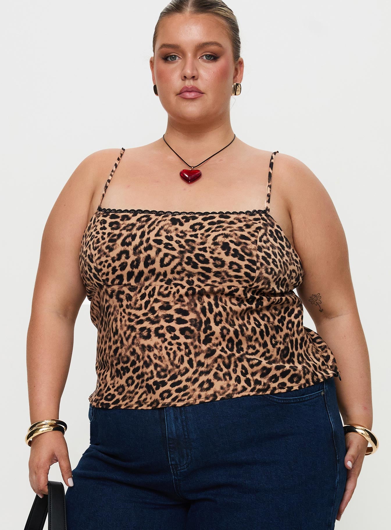 Jaquelyn Top Leopard Curve、mySite、solidvoid