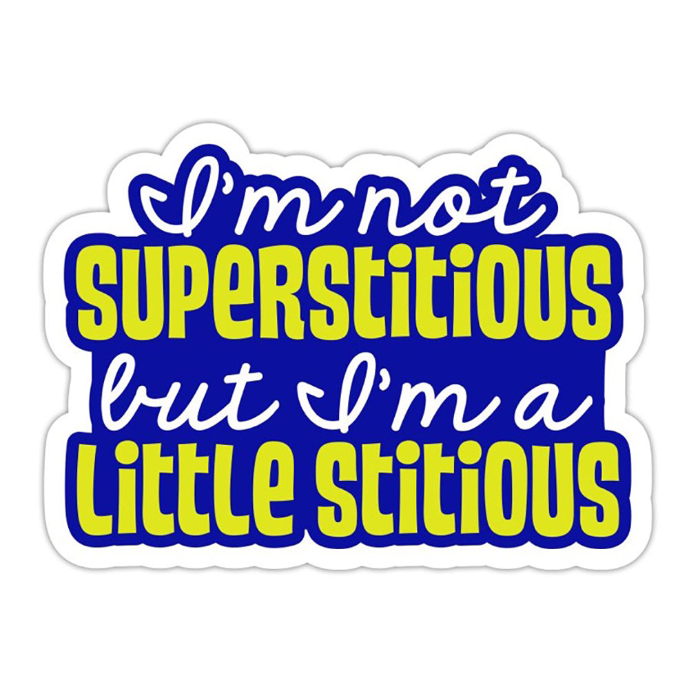  The Office - I'm Not Superstitious But I'm A Little Stitious Vinyl Sticker Decal、mySite、ghnorth