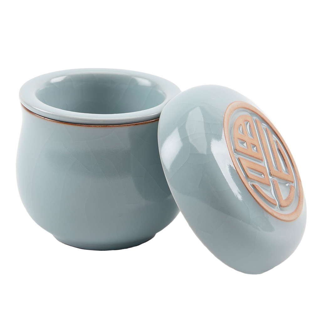 Light Blue Ceramic Tea Infuser Mug、mySite、topwebapps