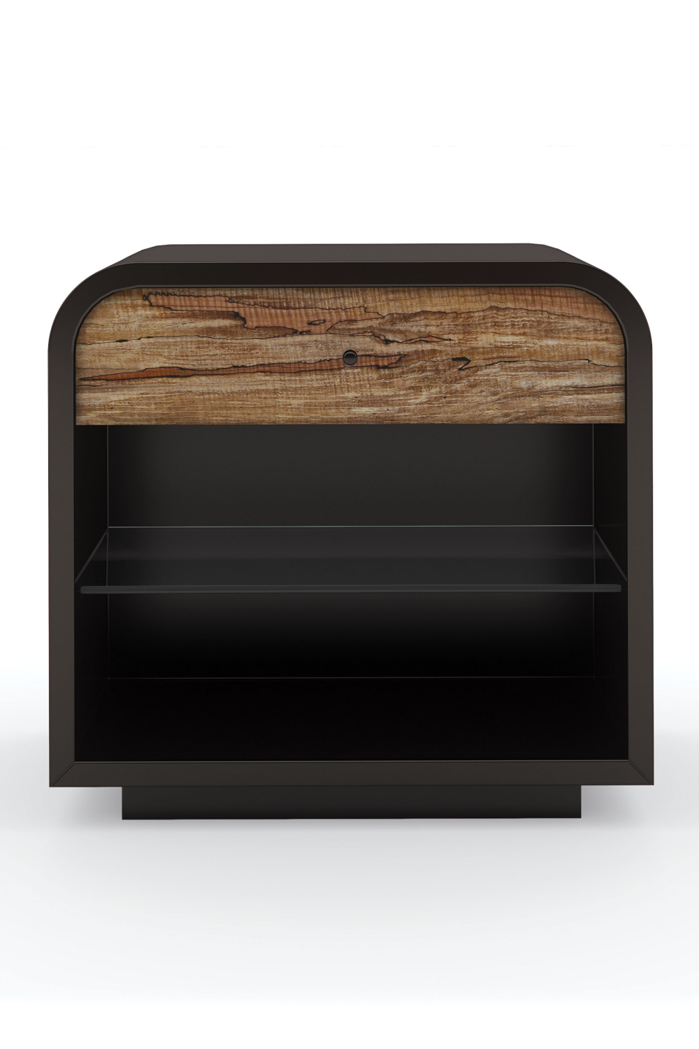 Dark Brown Modern Nightstand | Caracole Excess Knot、mySite、neckold