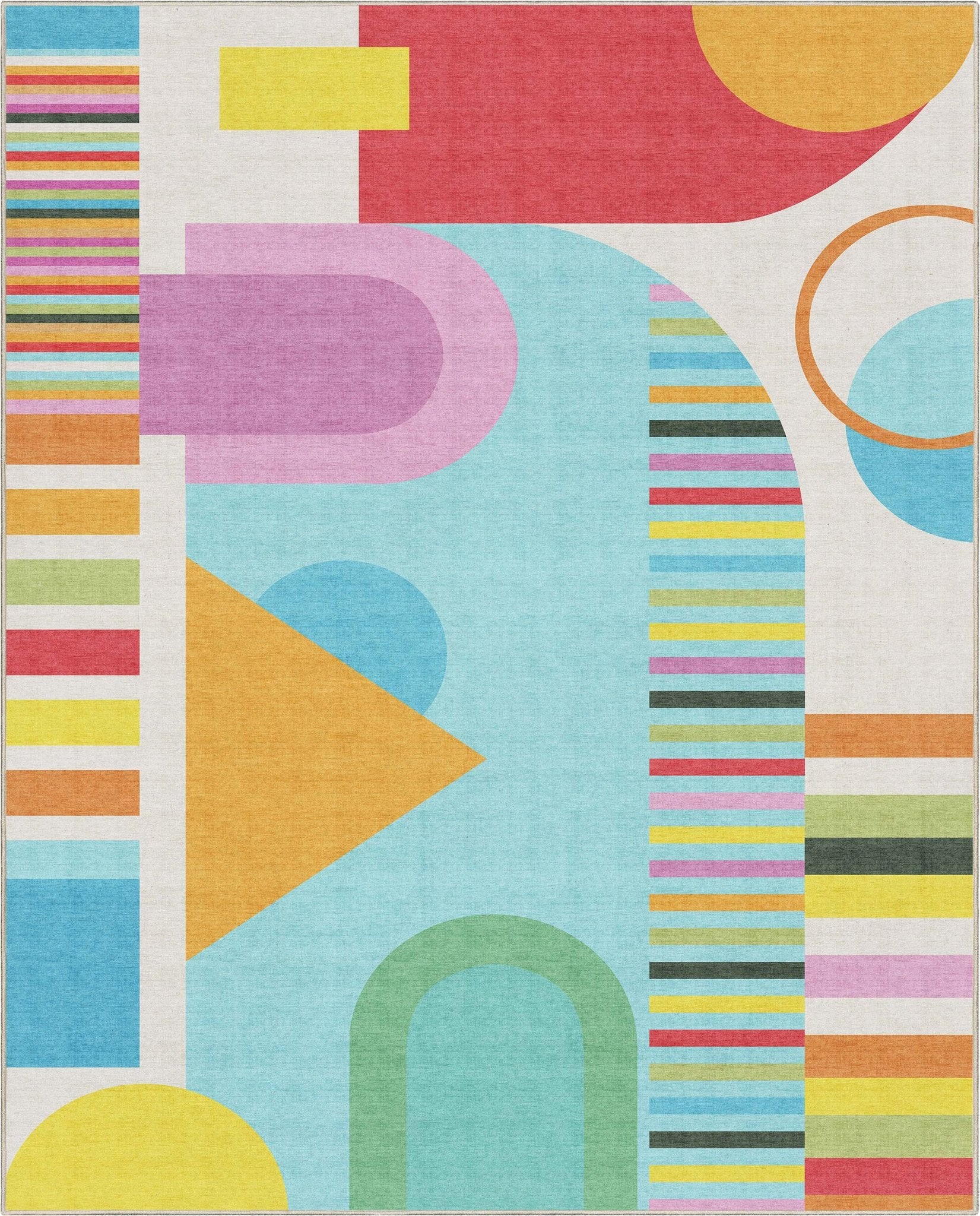 Crayola Modern Parade Multi Color Area Rug By Well Woven、mySite、gigharbornorthrealestate